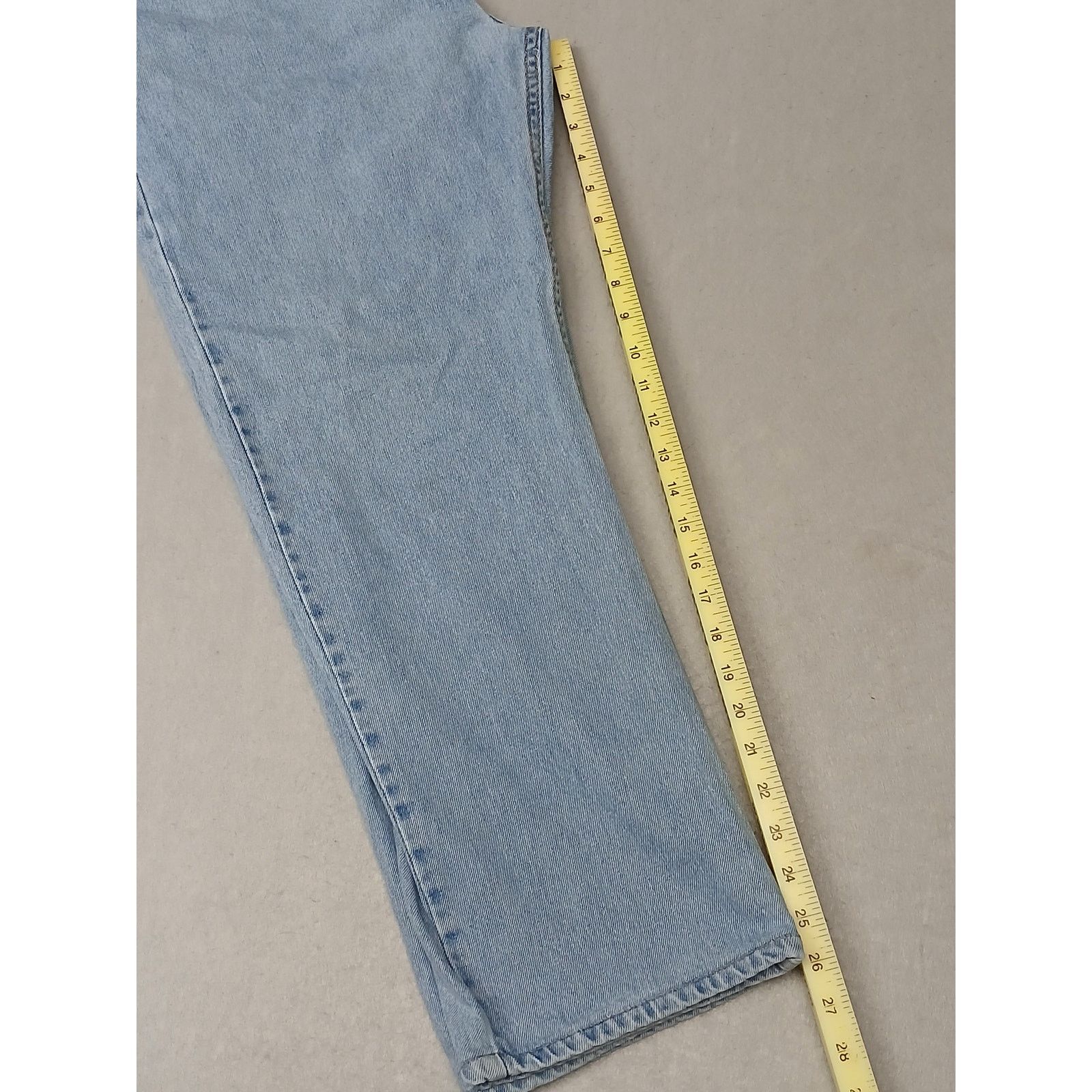 Levi's Levis 505 (36x29) Vintage Regular Fit Light Denim Jeans Size US 36 / EU 52 - 4 Thumbnail