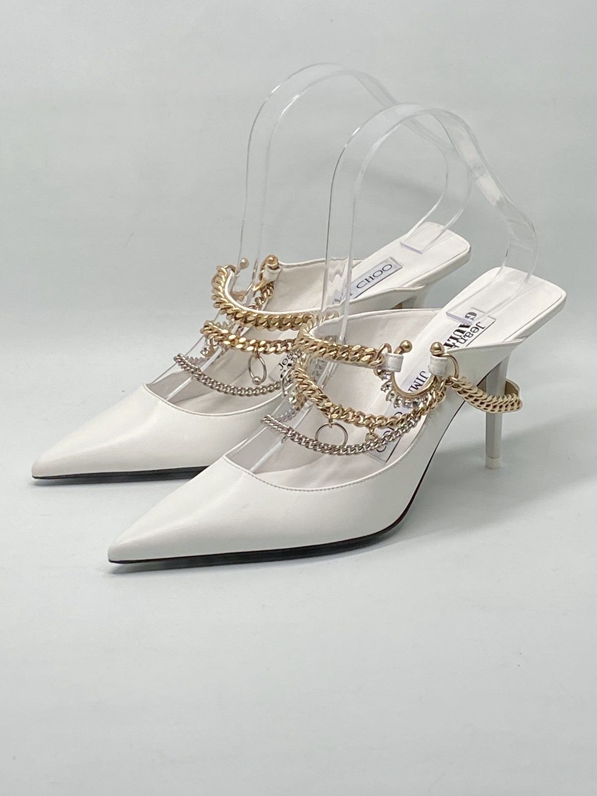 Jimmy Choo Jimmy Choo JEAN PAUL GAULTIER Bing 90MM Mules size 37.5 Size US 7.5 / IT 37.5 - 5 Thumbnail
