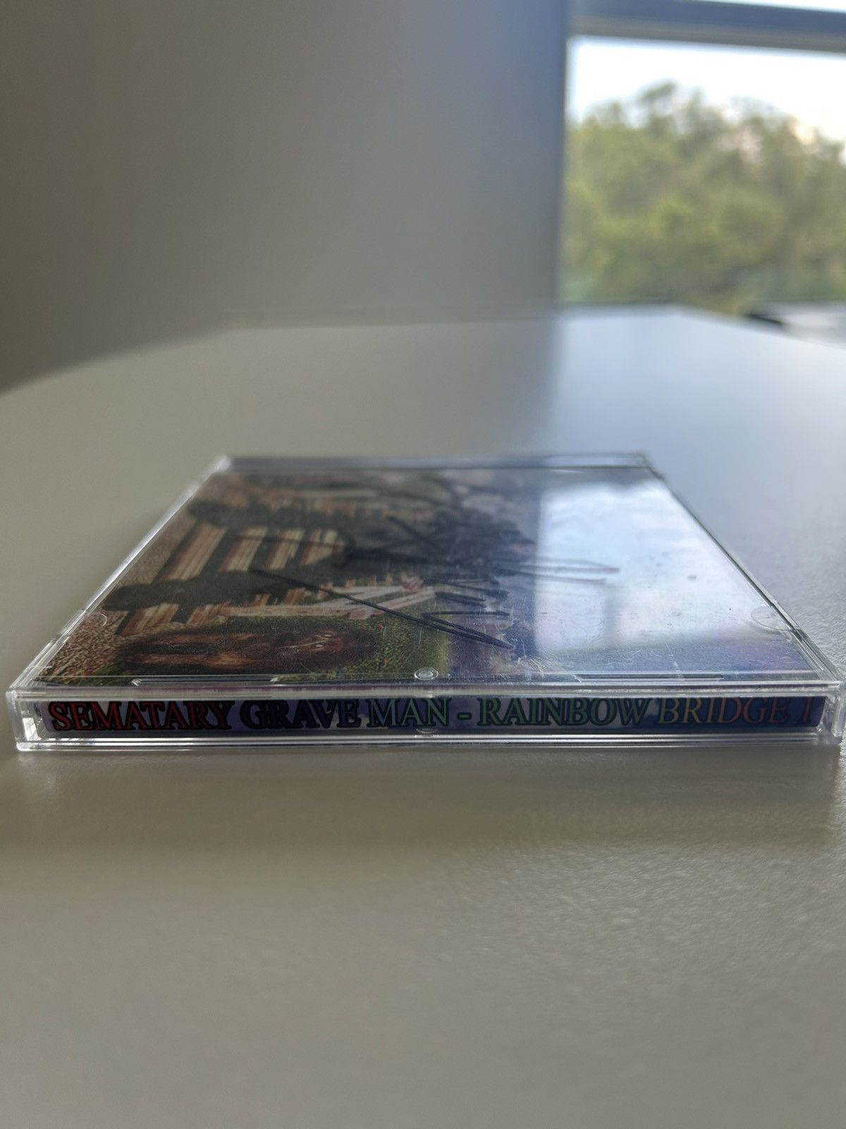 Drain Gang × Haunted Mound SIGNED SEMETARY RAINBOW BRIDGE 1 CD OG 1 of 200 COPY Size ONE SIZE - 4 Thumbnail