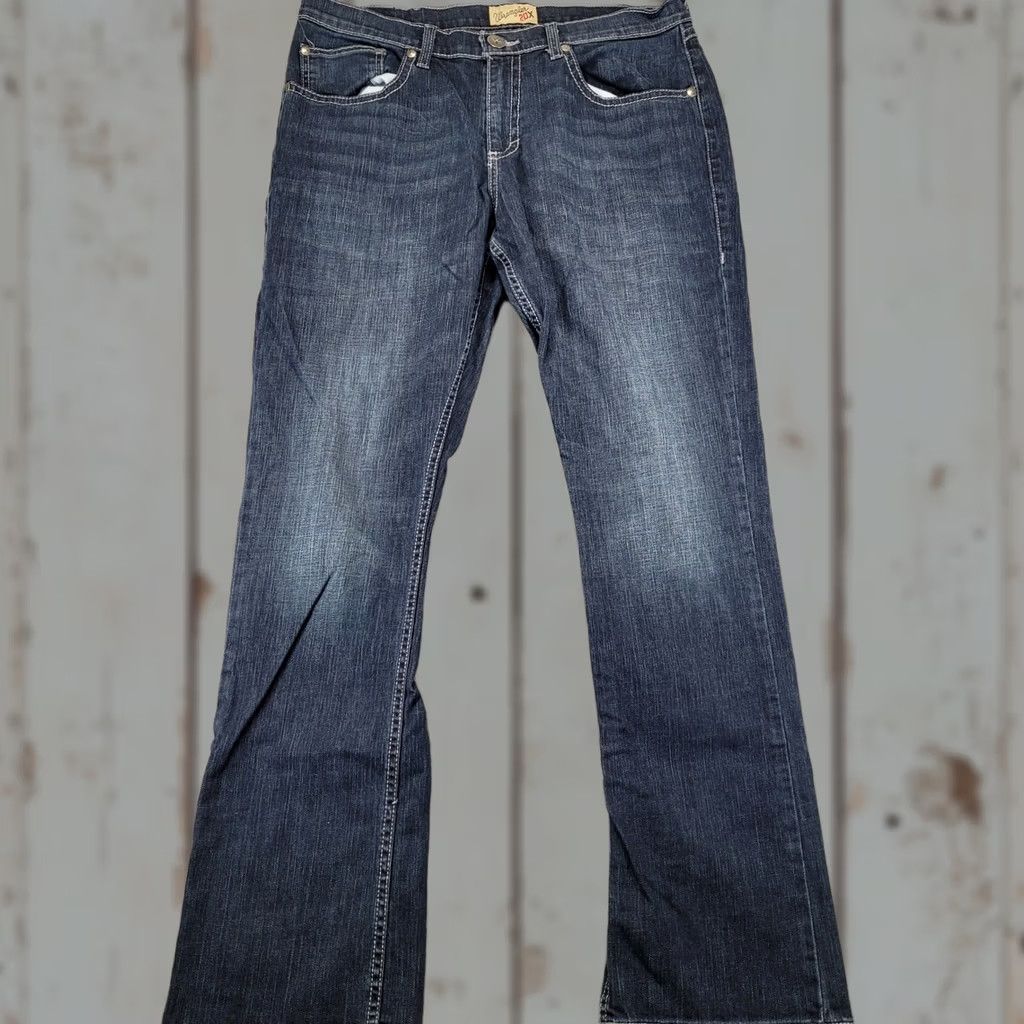 Wrangler Wrangler 20X Mens Jeans Blue Denim Bootcut Stretch 36x34 Vintage Size US 36 / EU 52 - 1 Thumbnail