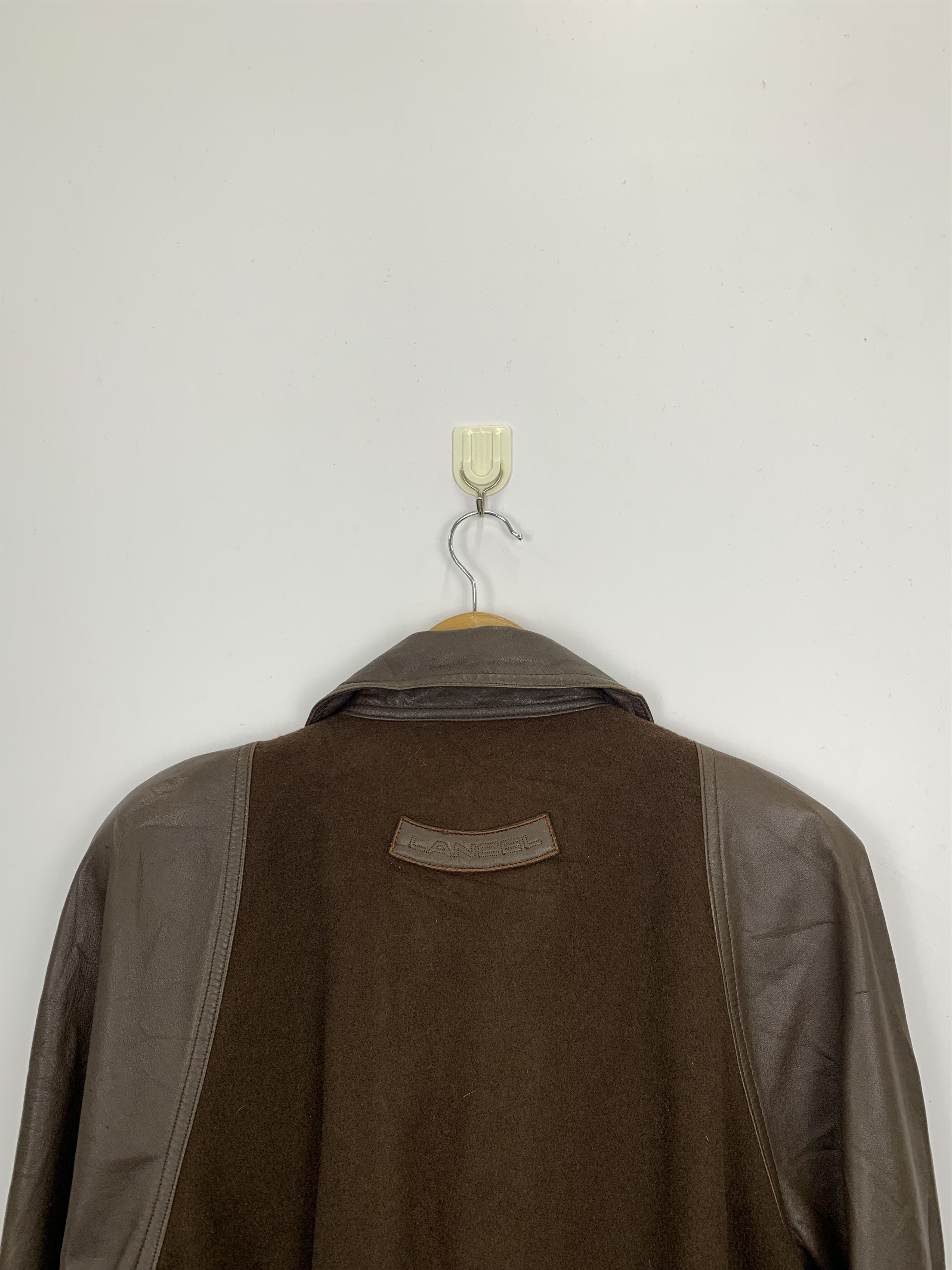 Lancel Vintage Lancel Wool Sleeve Leather Varsity Jacket V0468 Size US M / EU 48-50 / 2 - 4 Thumbnail