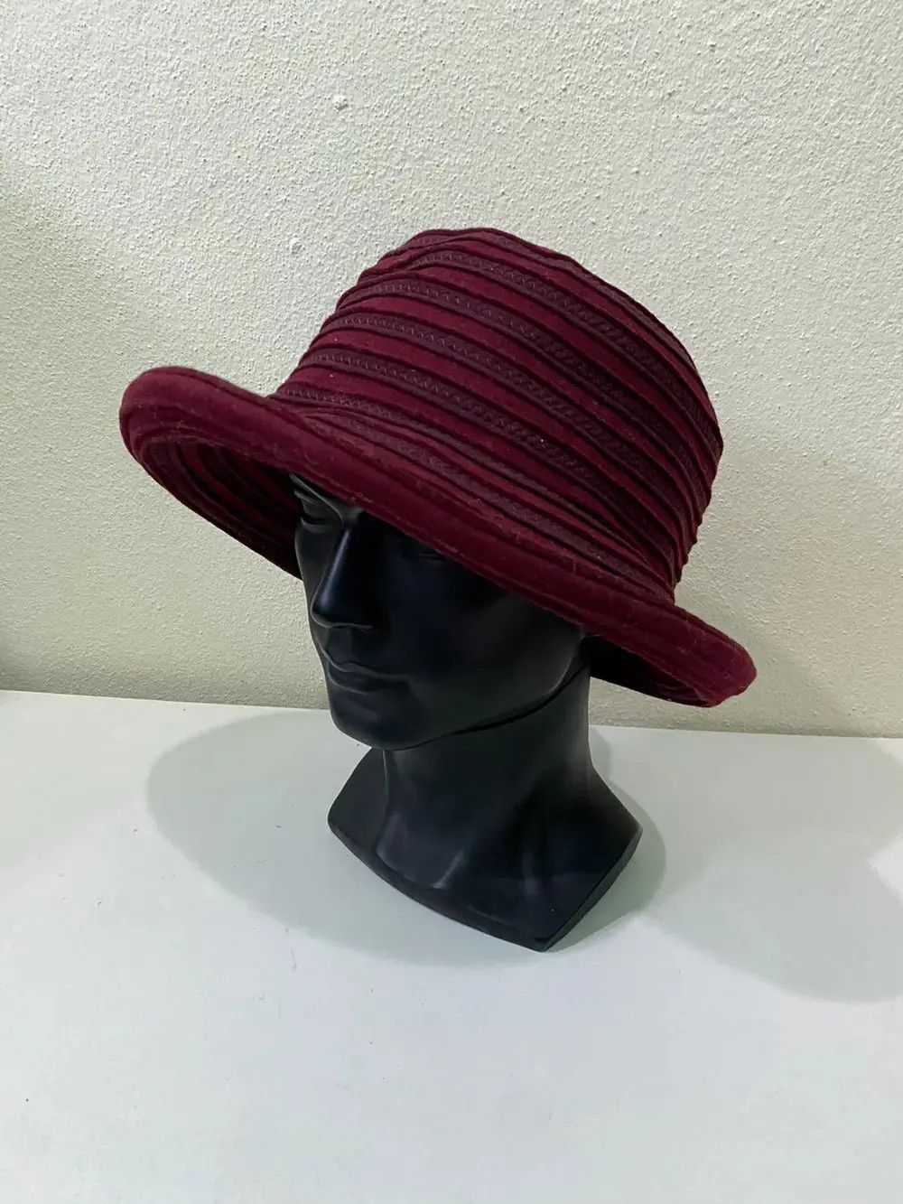 Vintage Elle Paris Nice Design Bucket Hat Size ONE SIZE - 2 Thumbnail