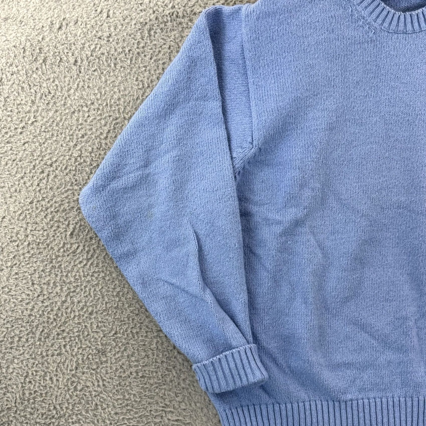 Brooks Brothers VINTAGE Brooks Brothers Sweater Mens XL Blue Crewneck Pullover Knit Size US XL / EU 56 / 4 - 4 Thumbnail