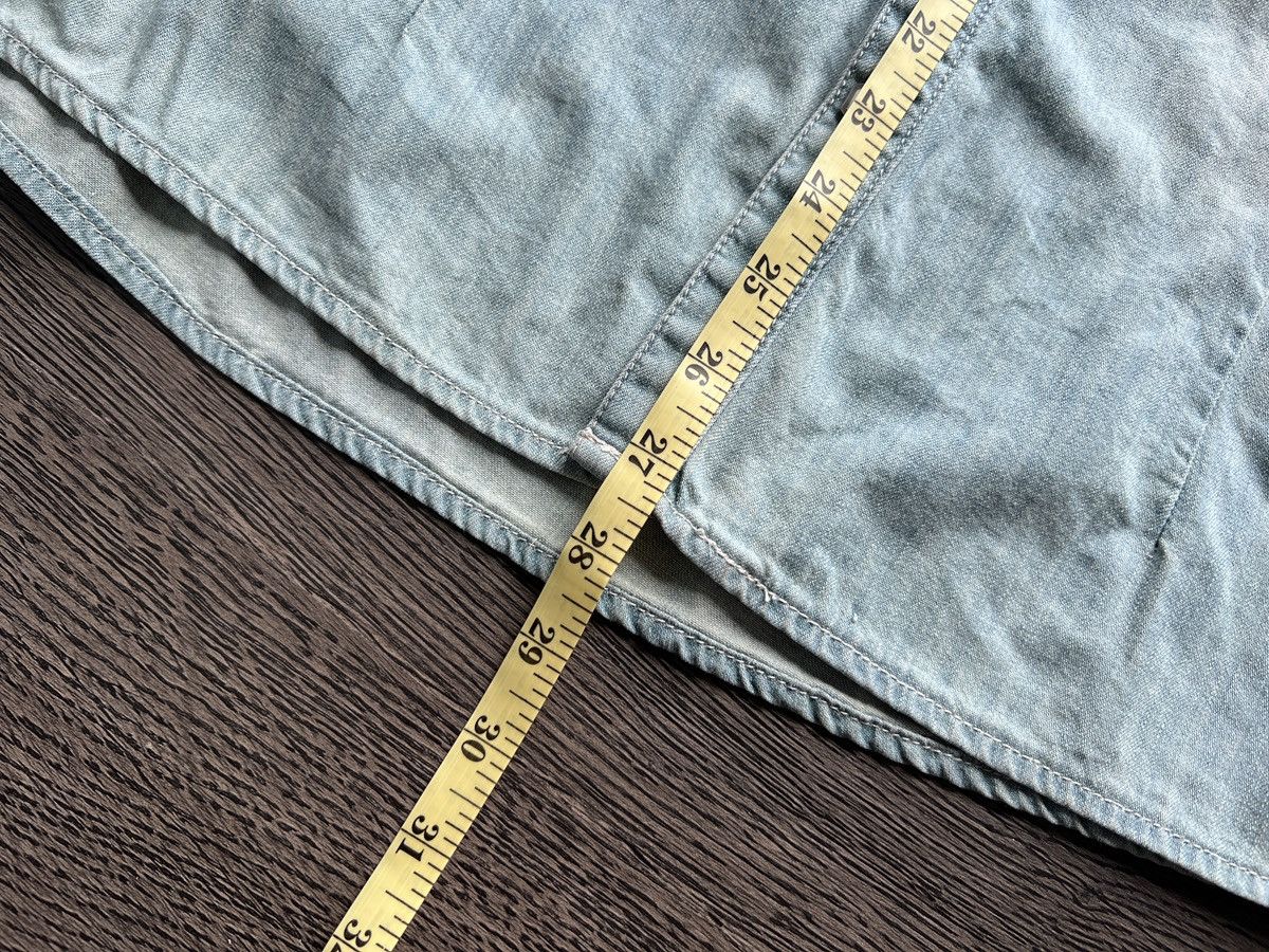 Japanese Brand × Tornado Mart Zero by Tornado Mart Denim Chambray Shirt Size US S / EU 44-46 / 1 - 11 Thumbnail