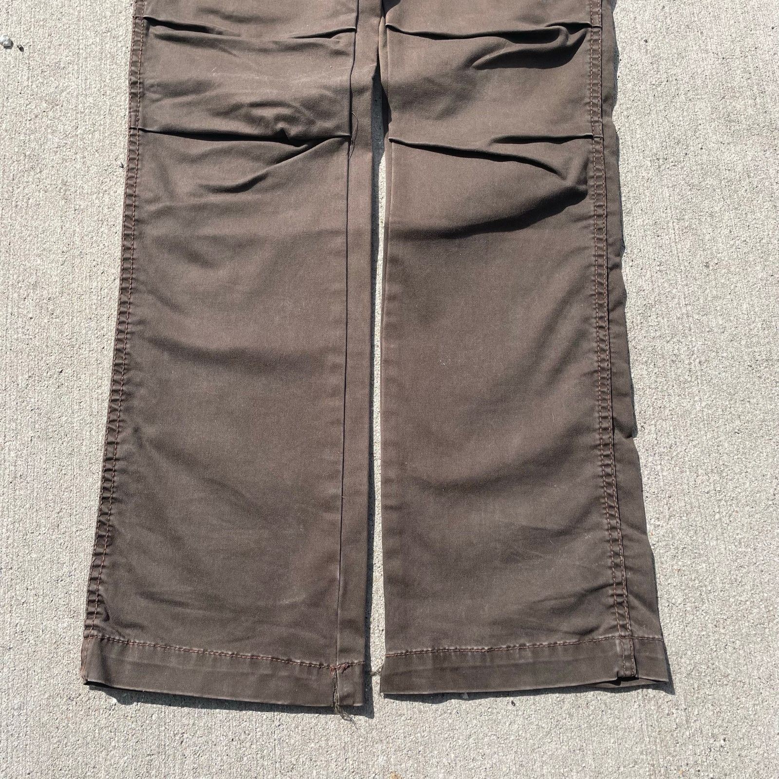 Polo Ralph Lauren Polo Jeans Ralph Lauren Brown Flare Pants 32x32 Bootcut Y2K Size 28" / US 6 / IT 42 - 3 Thumbnail