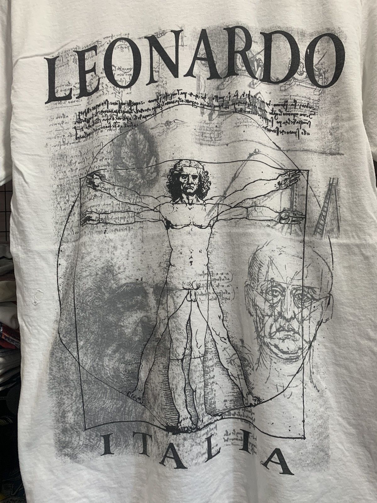 Vintage Vintage Leonardo Da Vinci Italy Tshirt Size US M / EU 48-50 / 2 - 2 Thumbnail