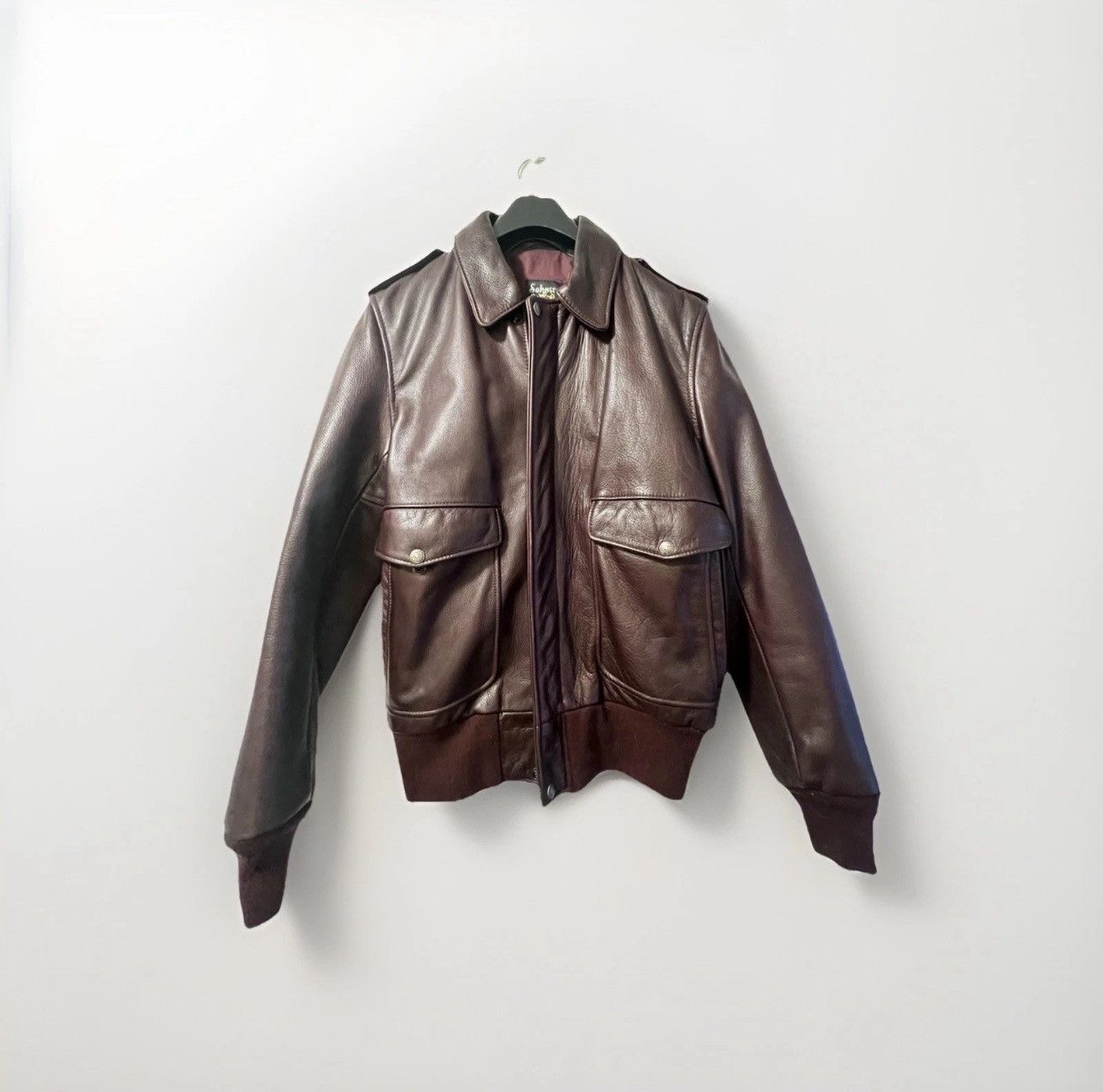 Schott Schott NYC x Barneys New York A-2 Flight Jacket Size US S / EU 44-46 / 1 - 1 Thumbnail
