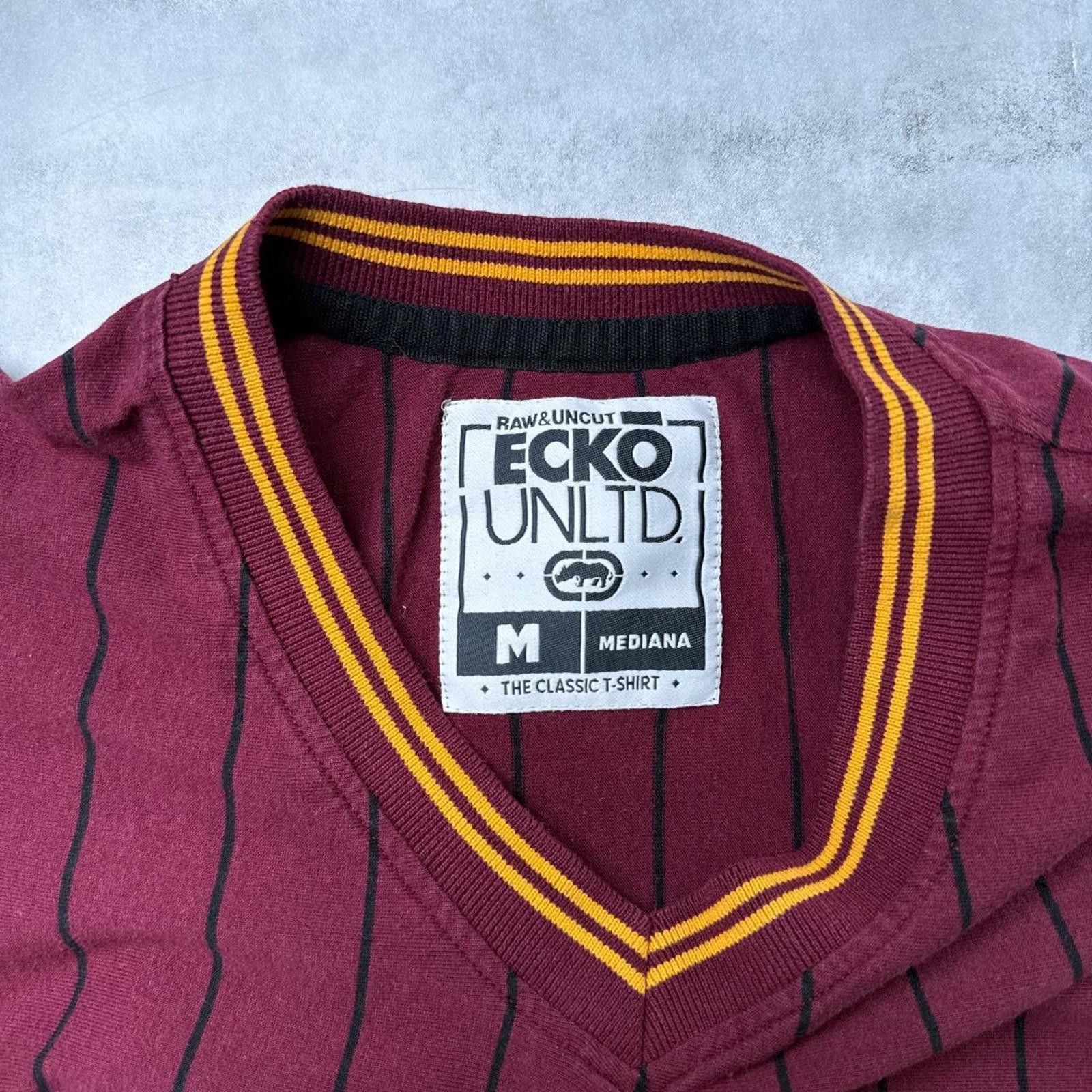 Ecko Unltd. Y2K Ecko Unltd. Red V neck 00s t shirt Size US M / EU 48-50 / 2 - 7 Thumbnail