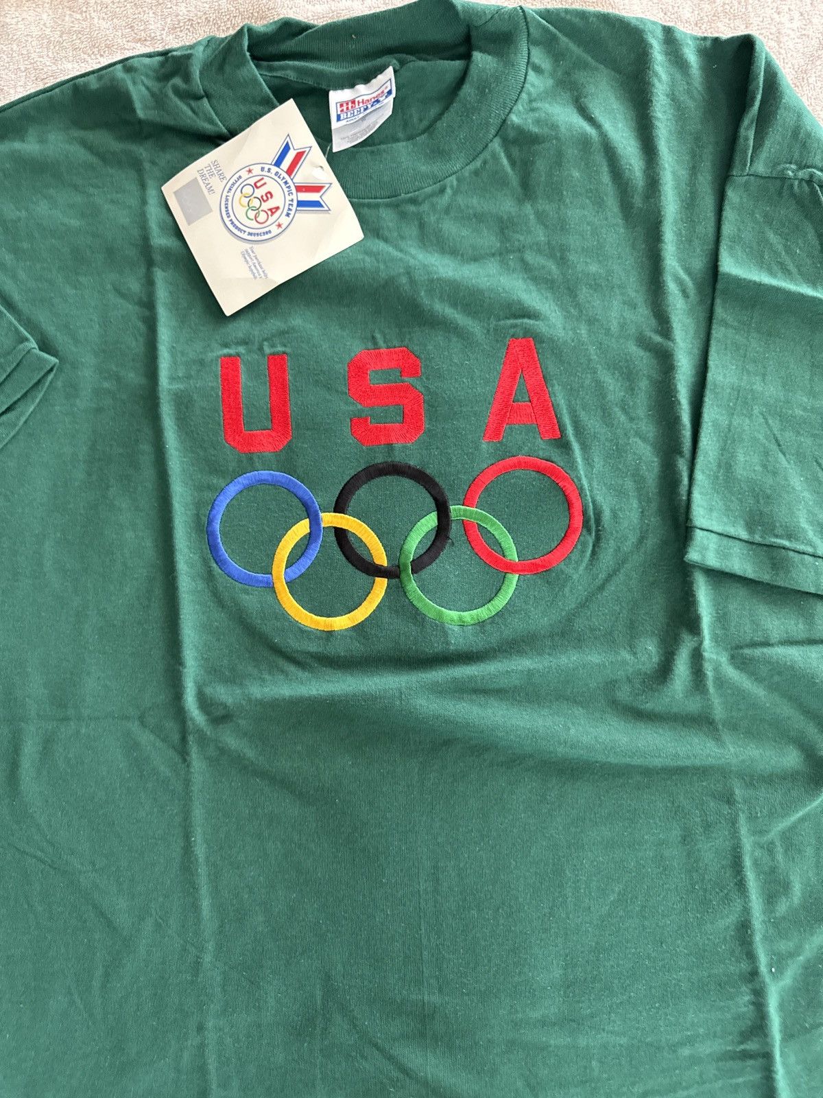 Fruit Of The Loom × Other × Vintage Vintage USA Olympic Team Tee (Deadstock) Size US XL / EU 56 / 4 - 1 Thumbnail