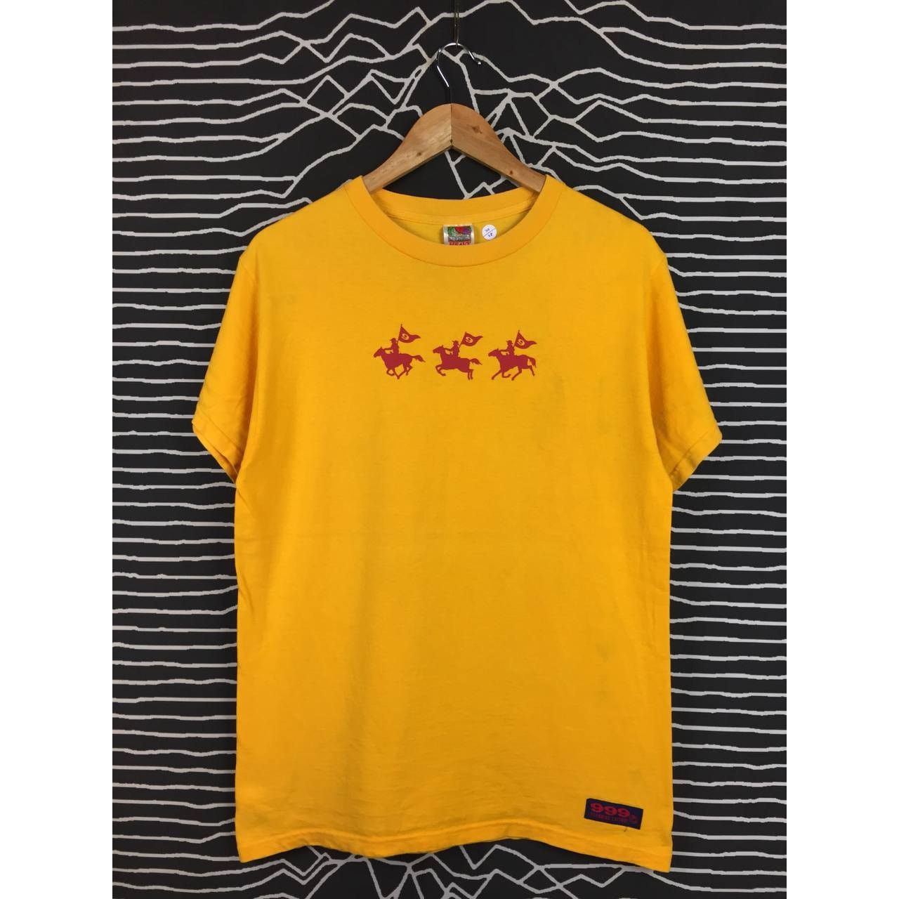 Fruit Of The Loom × Vintage Vtg 90s 00s 999 Planning Factory Horse Racing Graphic Tee Size US M / EU 48-50 / 2 - 1 Thumbnail