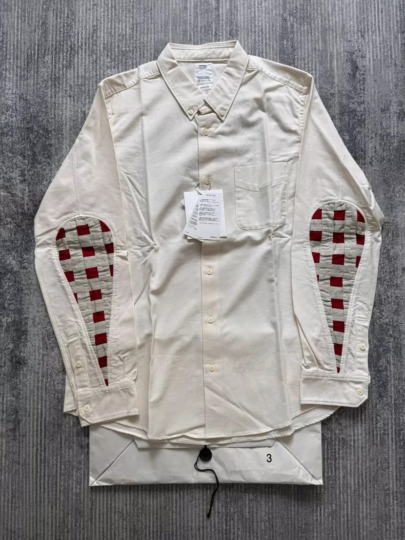 トップス visvim USM ALBACORE SHIRT L/S COLLAGE USM Albacore L/S Shirt - Collage Ivory – Feature