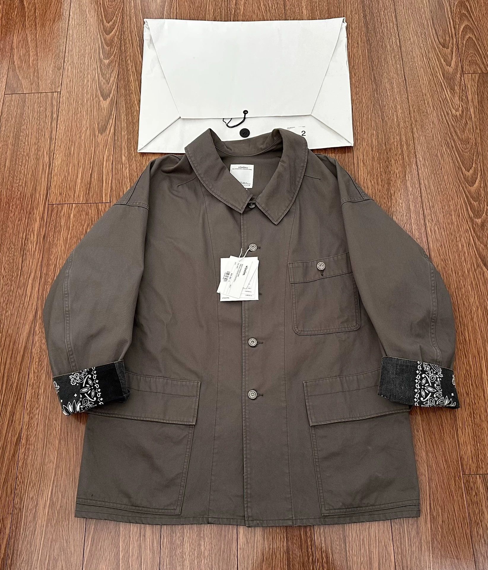 Visvim VISVIM 20AW TC Black Cashew Cuffed Washed Jacket 1W Size 2 Size US M / EU 48-50 / 2 - 1 Thumbnail
