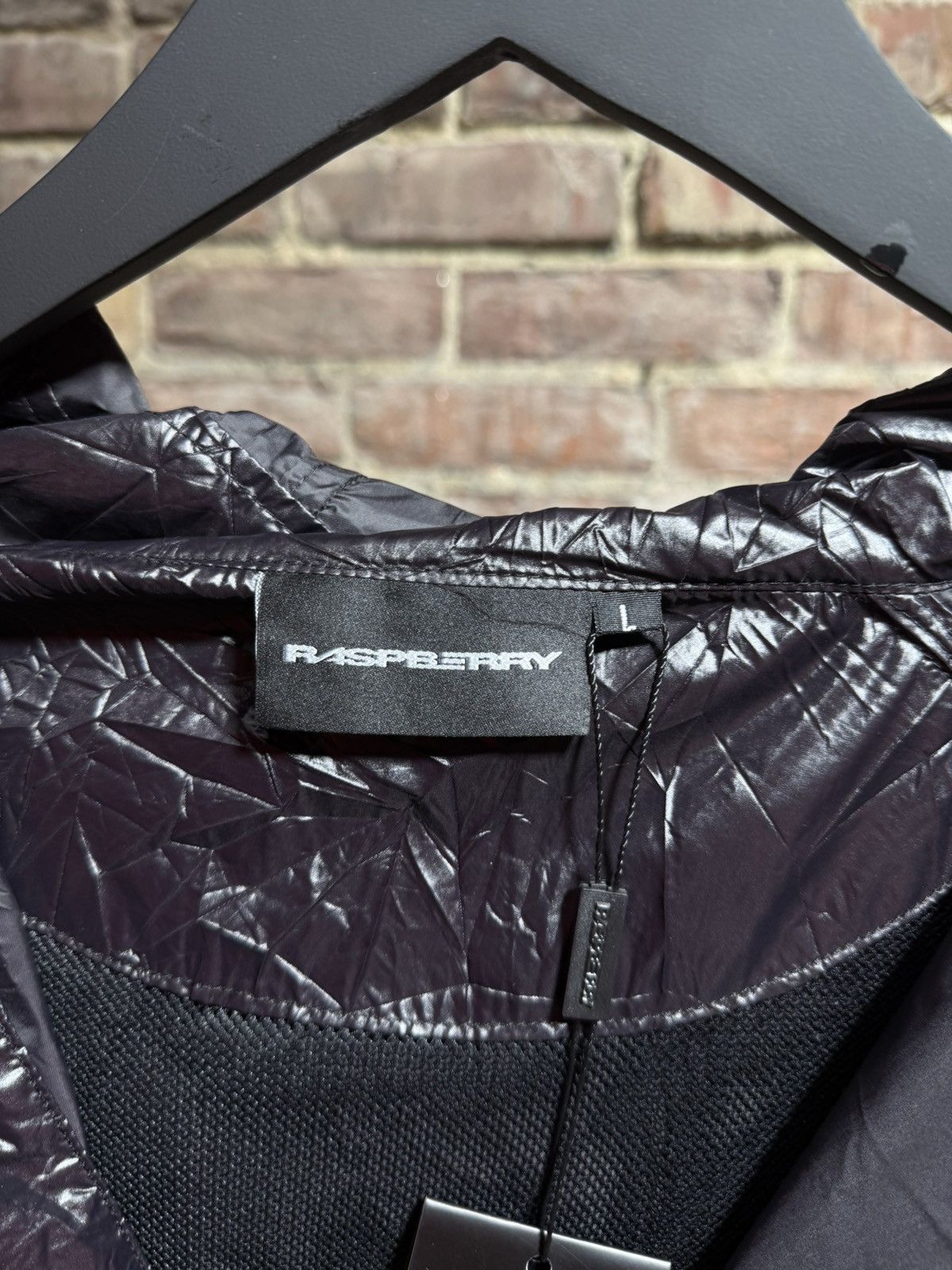 The GV Gallery Gv Gallery Black Crinkle Jacket Sz. L Size US L / EU 52-54 / 3 - 3 Thumbnail