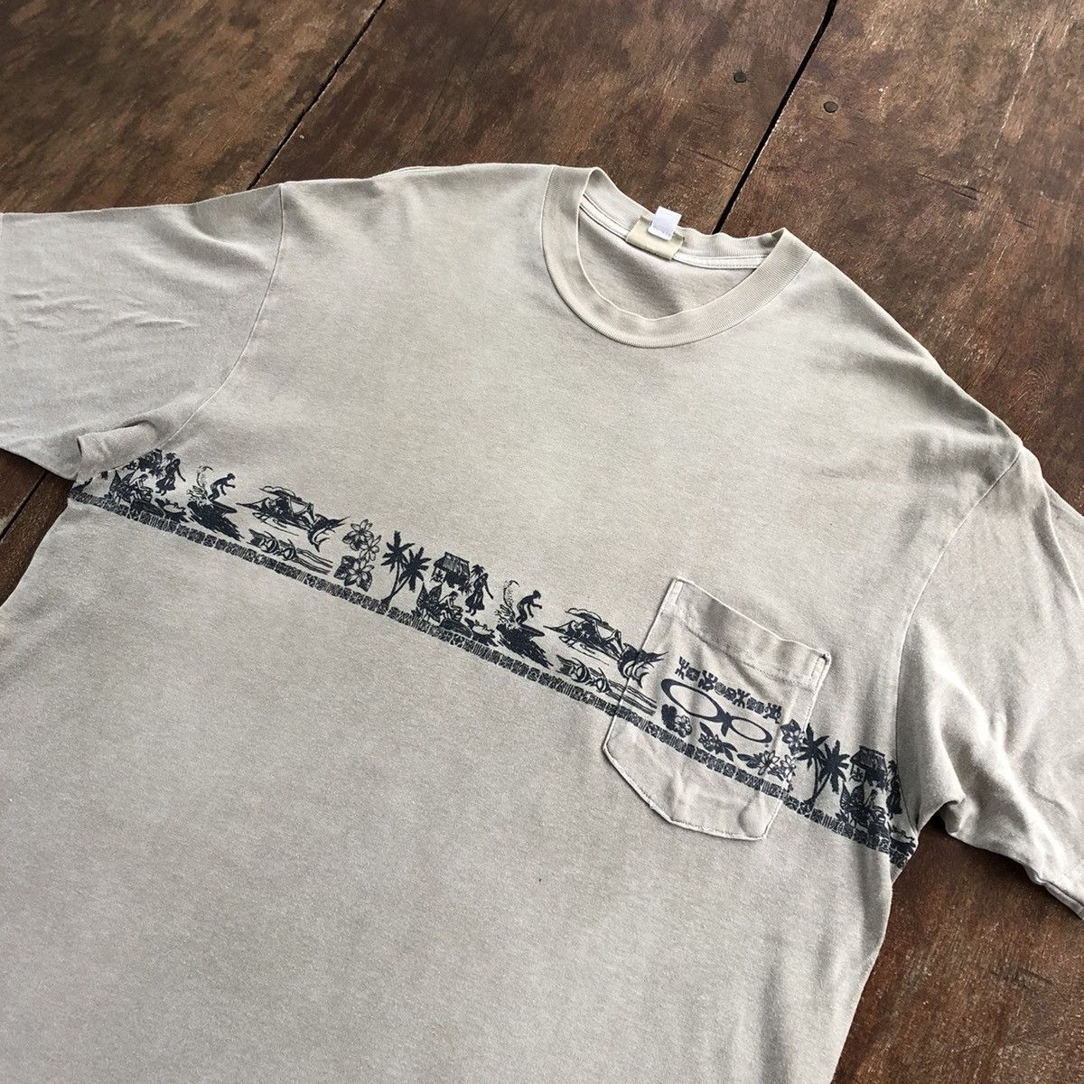 Ocean Pacific Vintage Faded Ocean Pacific Surfing Rare Shirt Size US L / EU 52-54 / 3 - 1 Thumbnail