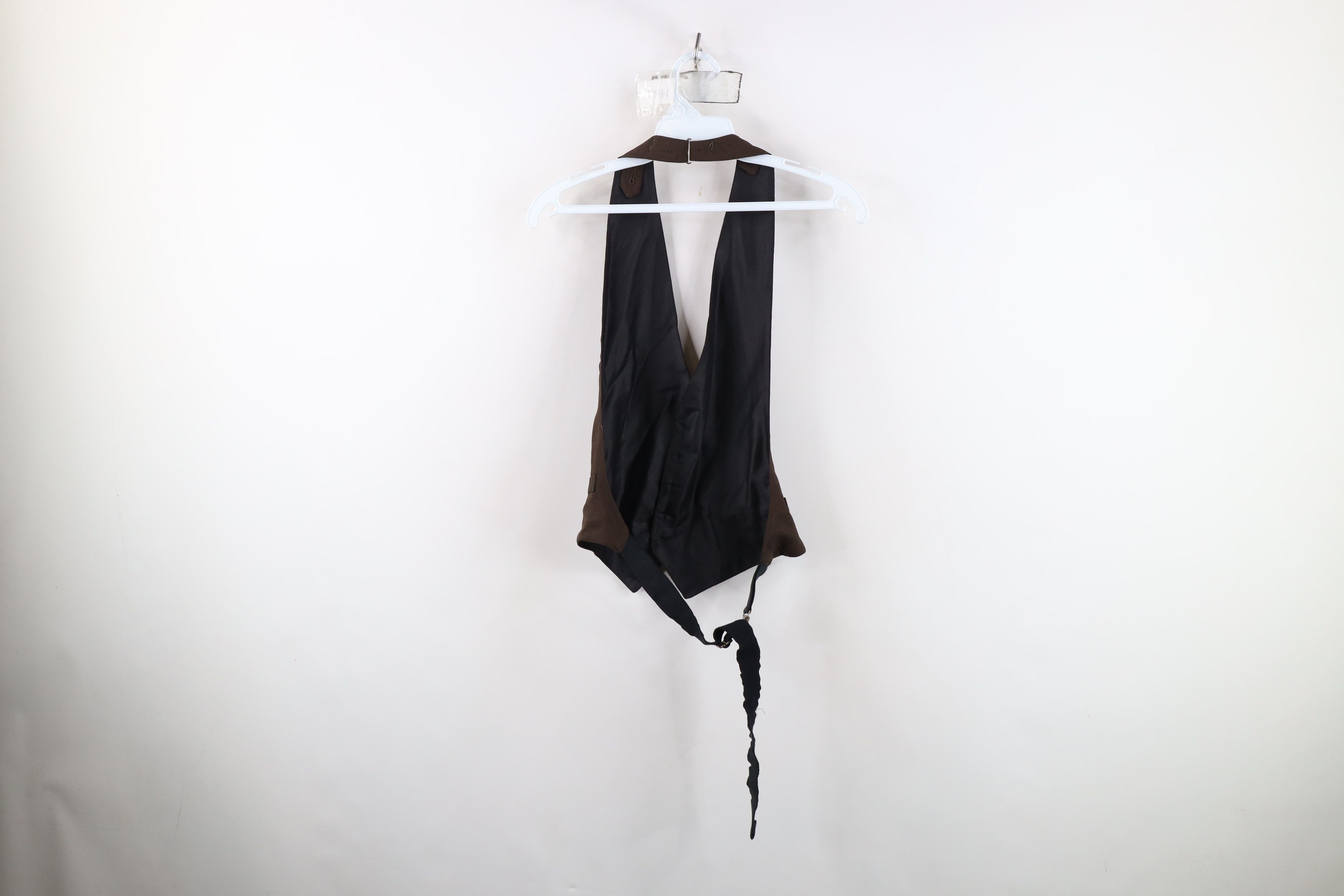 Vintage Vintage 40s 50s Rockabilly Gabardine Tuxedo Suit Vest Size US S / EU 44-46 / 1 - 13 Thumbnail