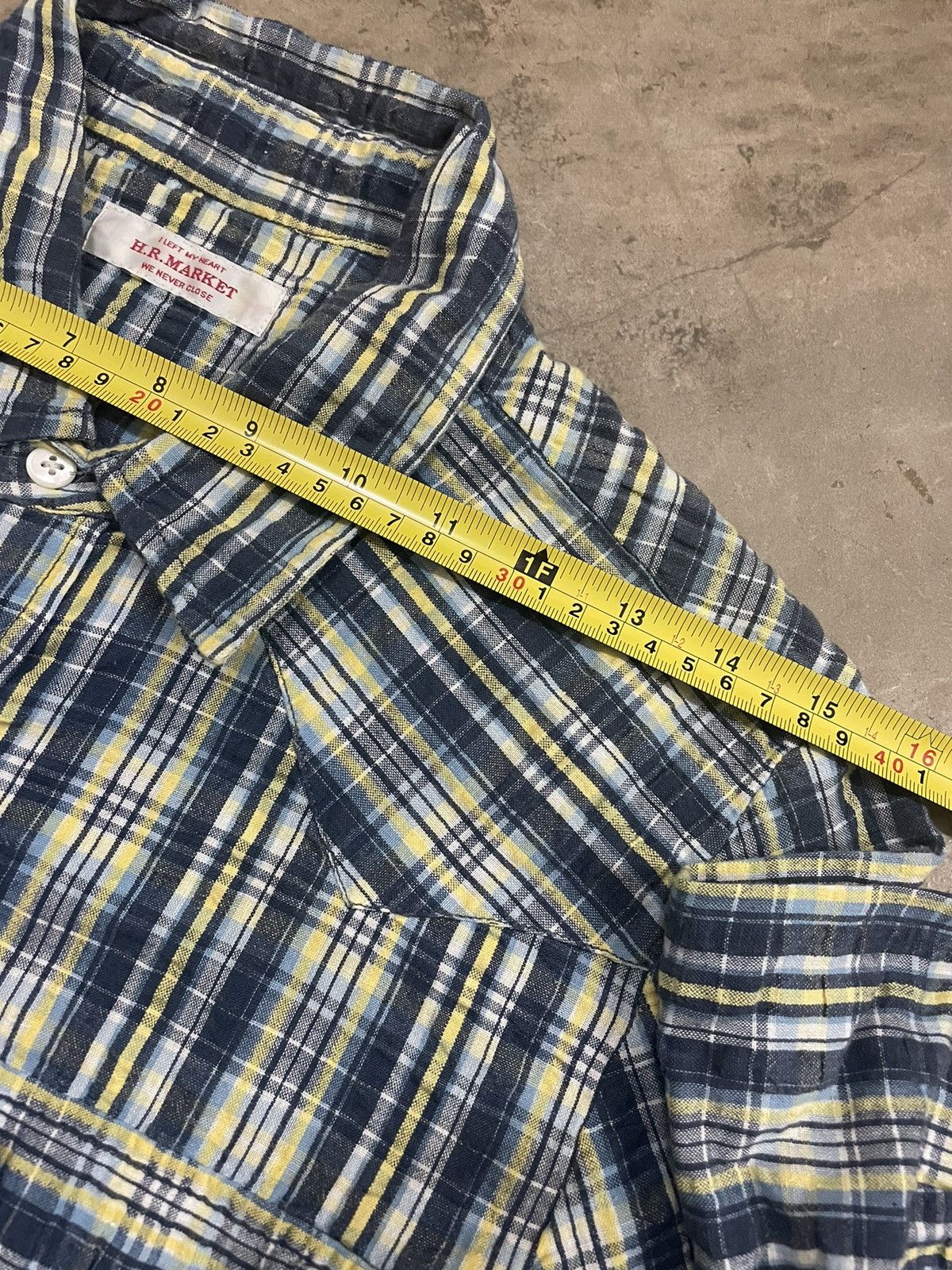 Designer × Japanese Brand × Vintage HR MARKET Button up Tshirt Japanese Designer Size US S / EU 44-46 / 1 - 12 Thumbnail