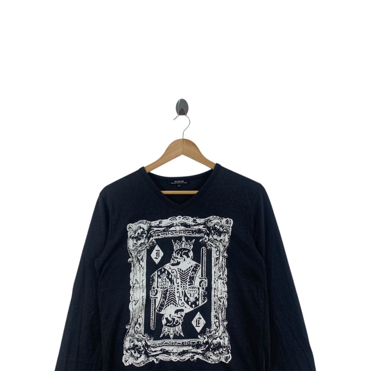 Other JILL BLAZE JAPAN King Tarot Card Crown Crest Logo Tee Shirt Size US L / EU 52-54 / 3 - 2 Thumbnail