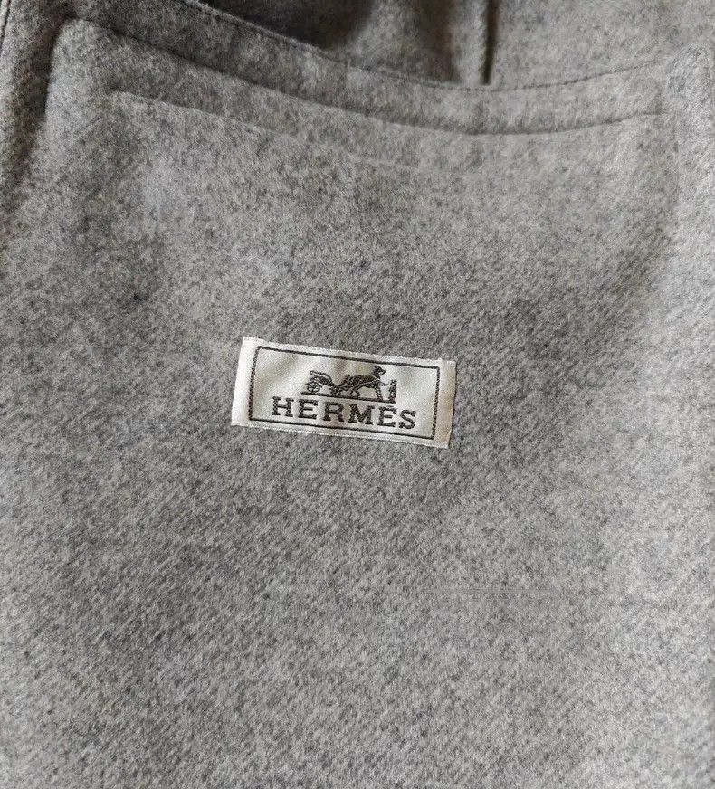 Hermes Hermes Men's cashmere overcoat, light grey, 100% cashmere Size US M / EU 48-50 / 2 - 3 Thumbnail