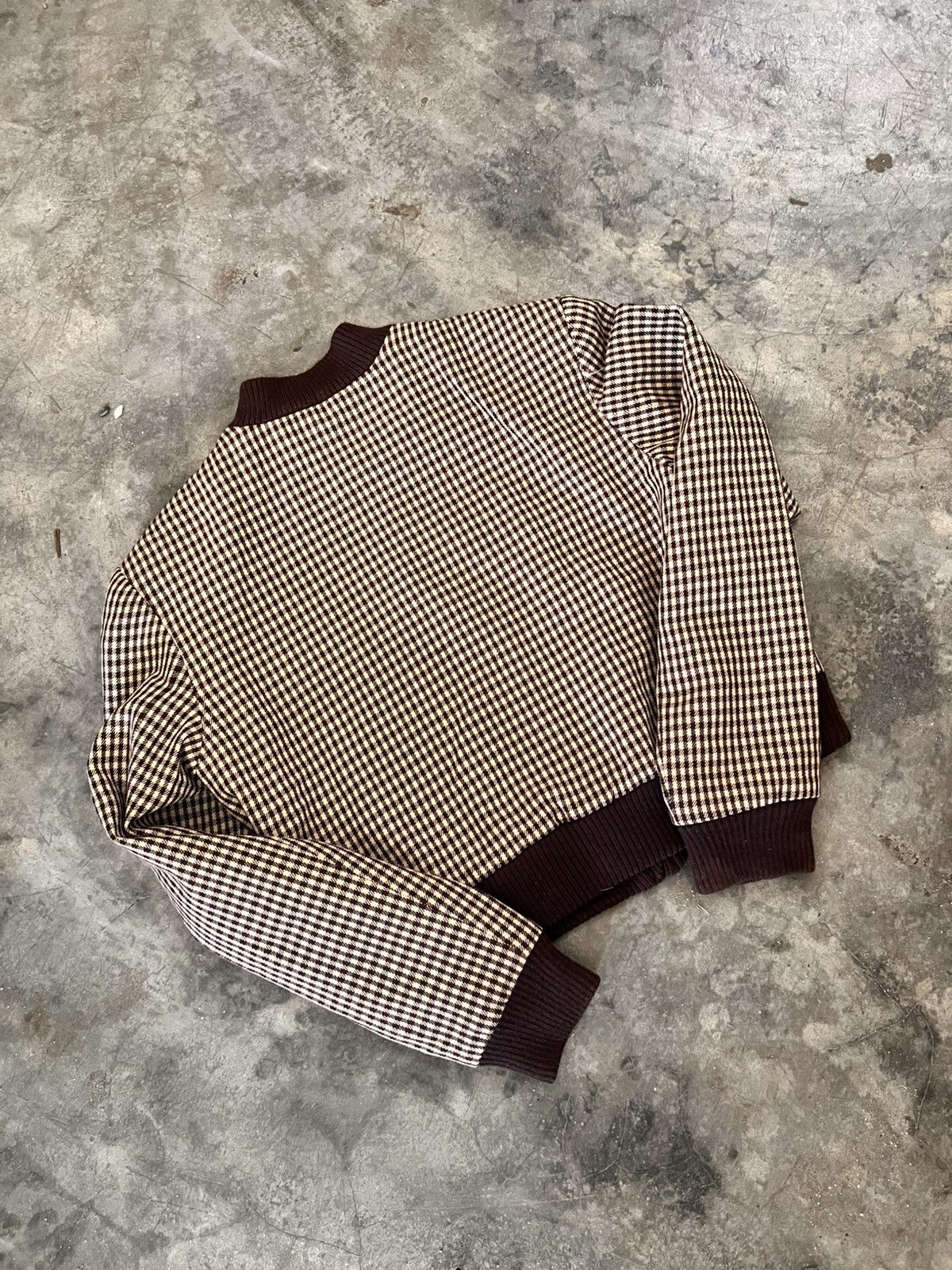Norma Kamali Vintage Norma Kamali Wool Bomber Jacket Size M / US 6-8 / IT 42-44 - 4 Thumbnail
