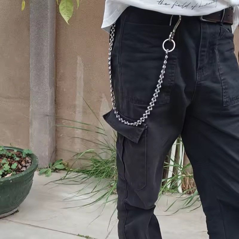 Jewelry Punk Waist Pants Chain Wallet Chain Keychain Size ONE SIZE - 2 Thumbnail