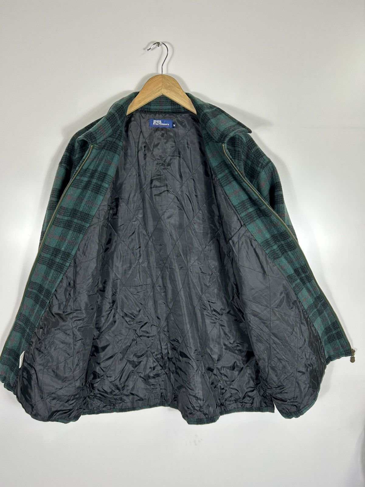 Flannel × PERSON'S × Vintage ⚡️Vintage Pm By Person’s Flannel Zipper Shirt Jacket Size US M / EU 48-50 / 2 - 9 Thumbnail