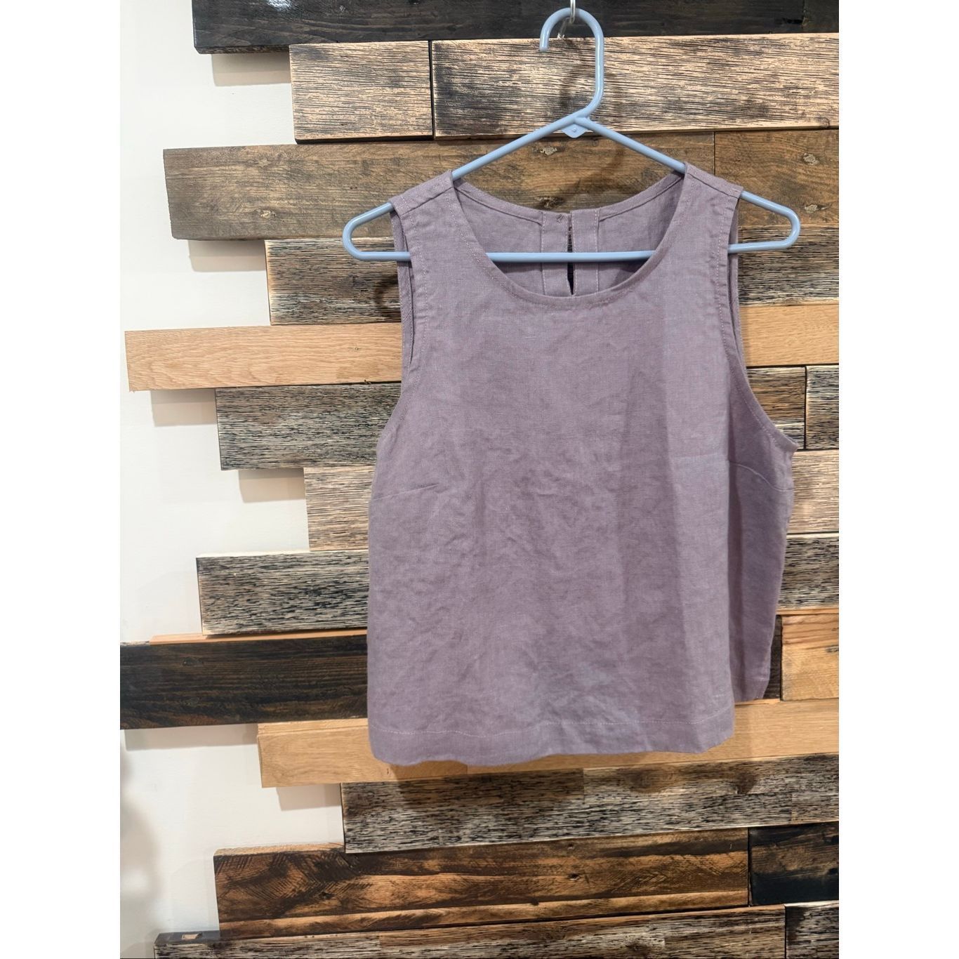 Other NotPerfectLinen new linen sleeveless Bay top caffe mocha siz Size M / US 6-8 / IT 42-44 - 1 Thumbnail