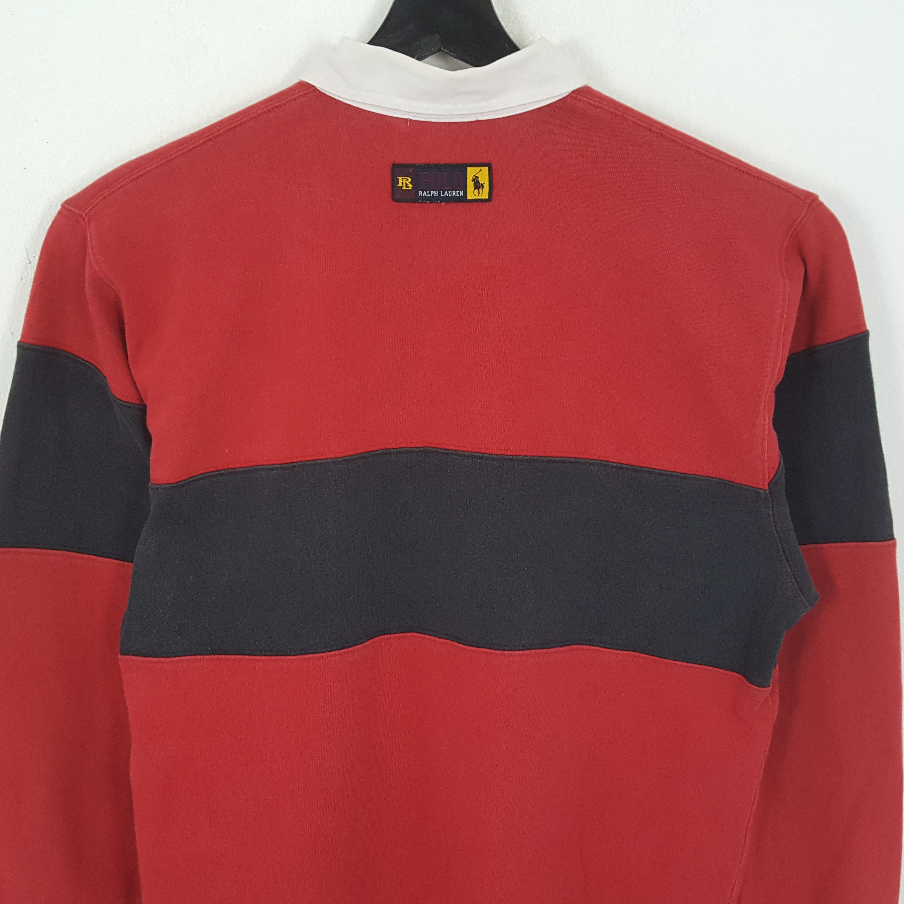 Polo Ralph Lauren × Vintage POLO by RALPH LAUREN Rare Design Rugby Polos Style Size US XL / EU 56 / 4 - 4 Thumbnail
