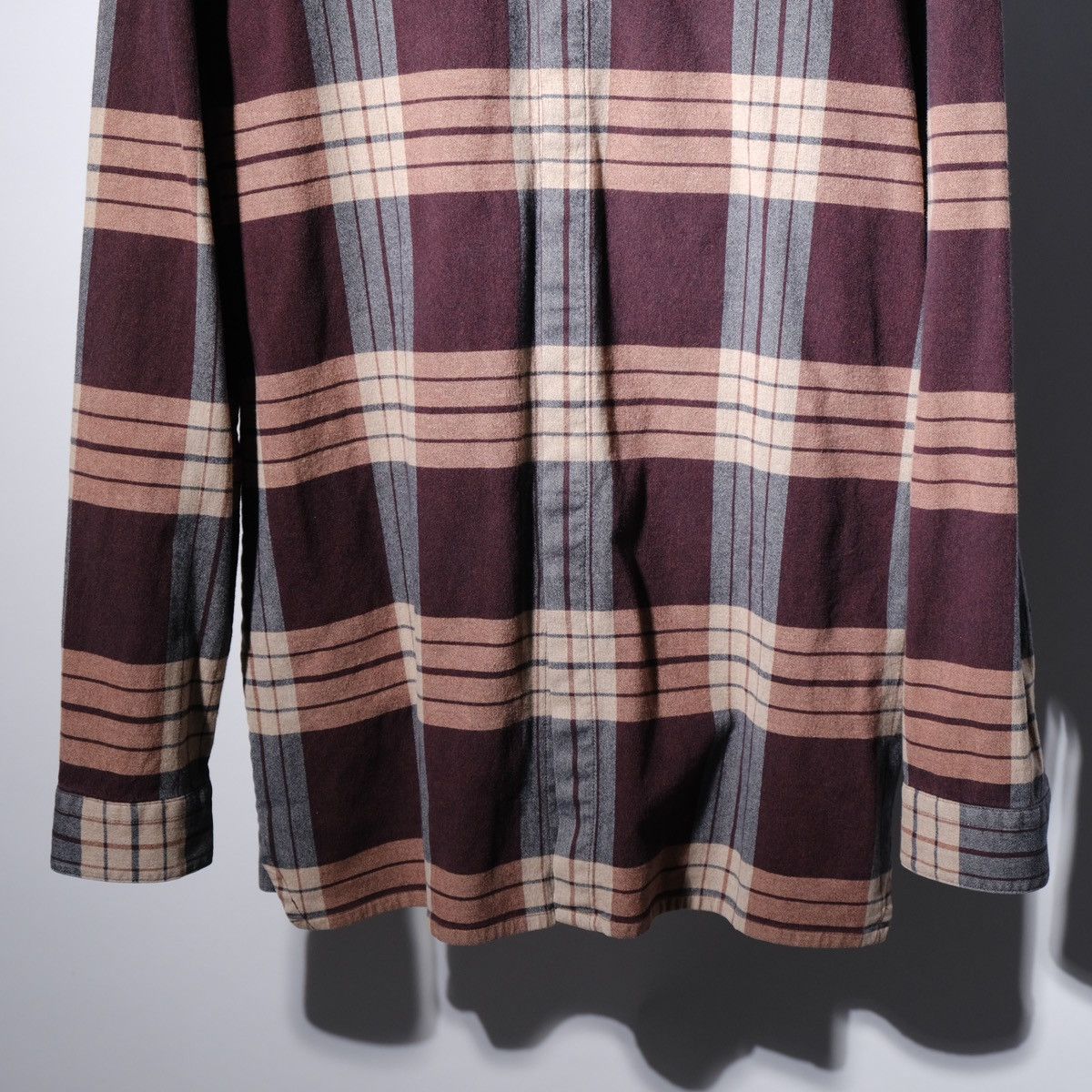 Helmut Lang Helmut Lang Gradient Plaid Shirt Size US M / EU 48-50 / 2 - 4 Thumbnail