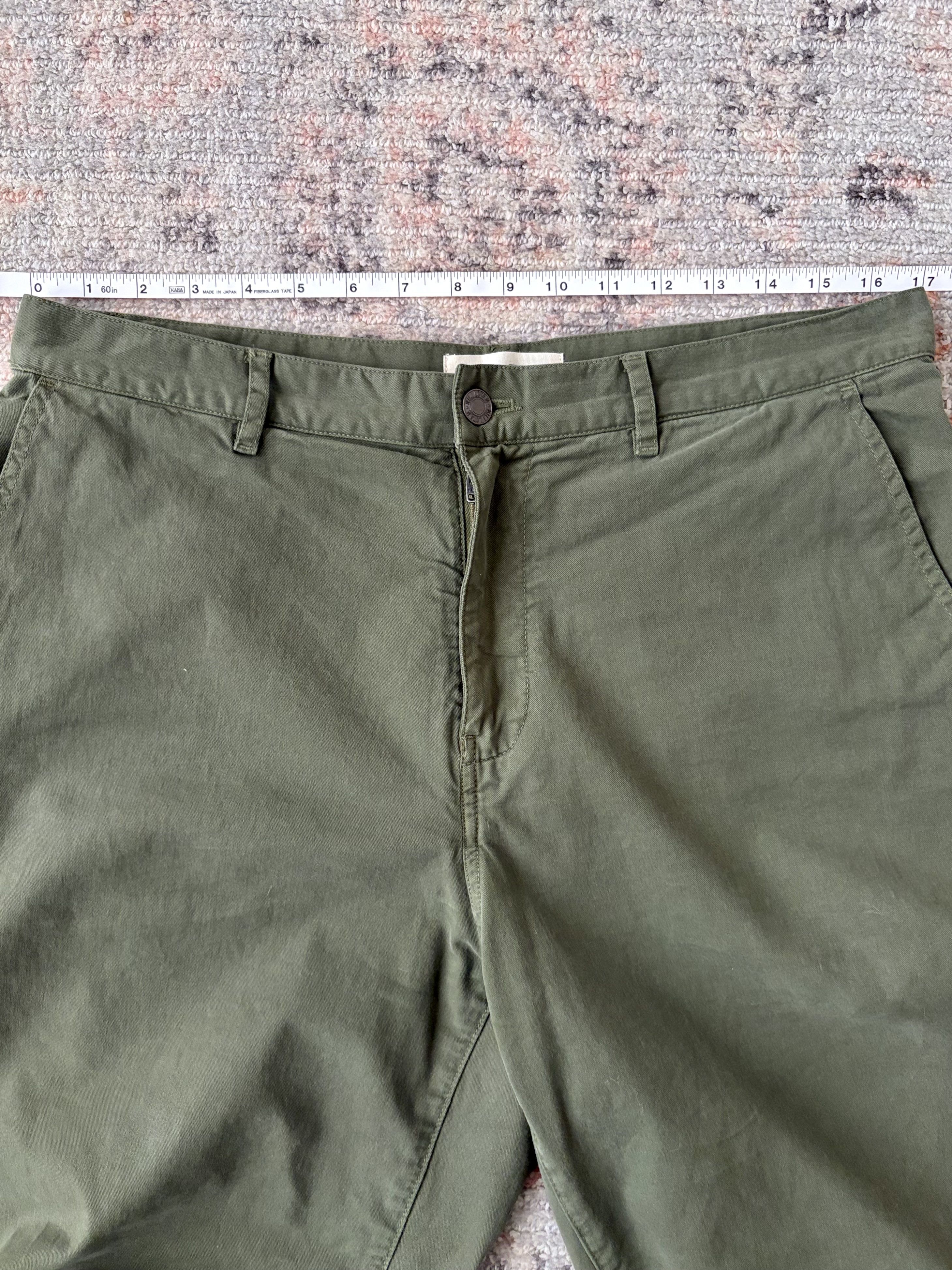 Other Nili Lotan Carpenter Trousers - Olive Size US 32 / EU 48 - 3 Thumbnail
