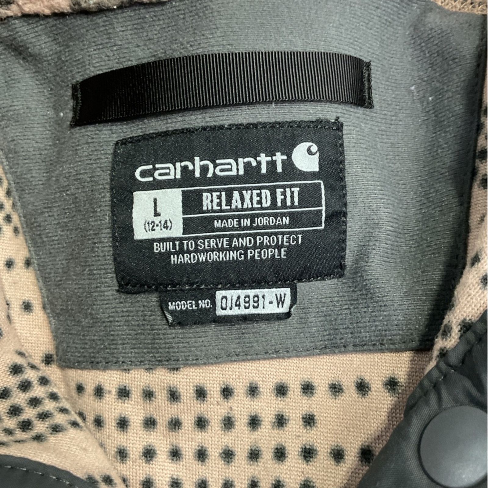 Carhartt Carhartt Fleece Half-Snap Pullover Sweatshirt Youth Size L / US 10 / IT 46 - 3 Thumbnail