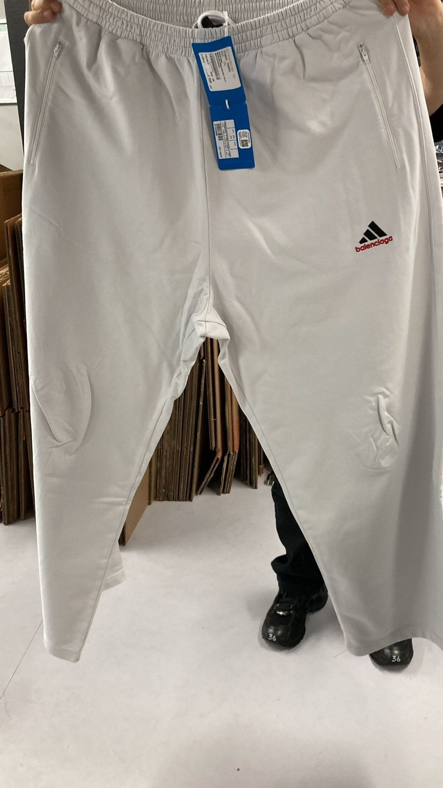 Adidas × Balenciaga Baggy Sweatpants Size US 34 / EU 50 - 5 Thumbnail