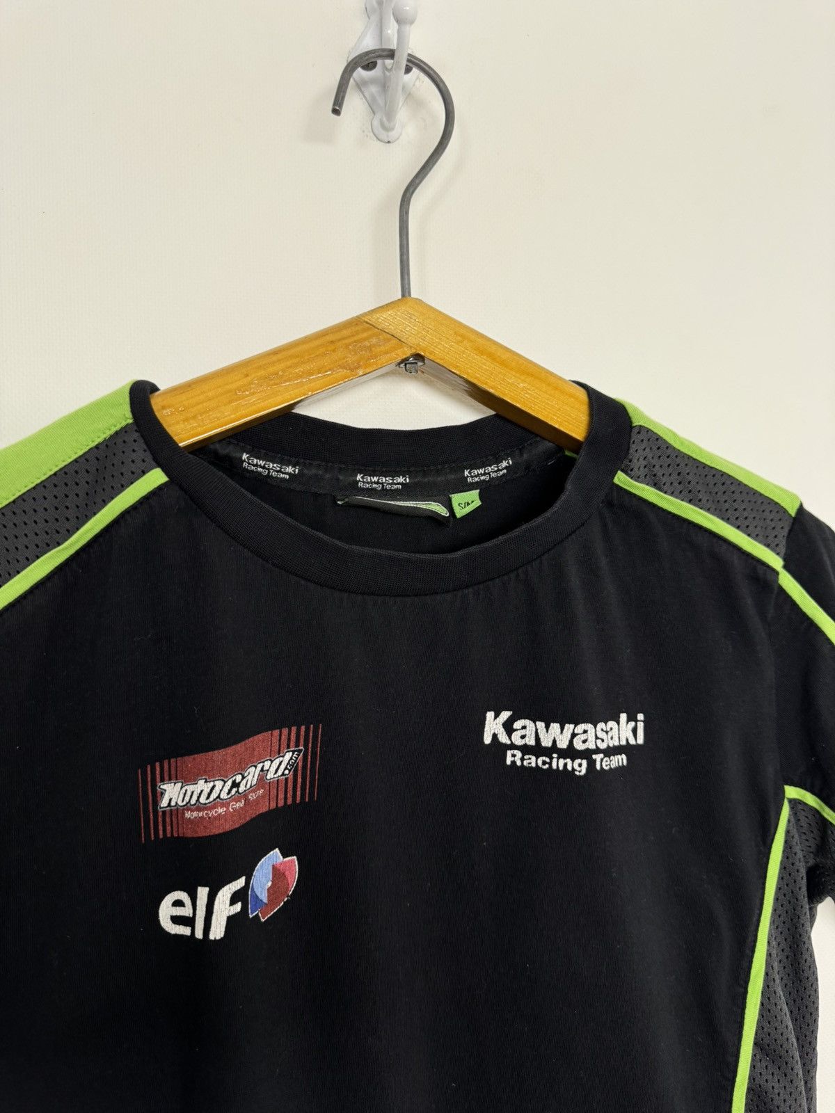 Vintage Vintage Y2k Kawasaki T shirt Motosport Racing Team Shirt Size US S / EU 44-46 / 1 - 7 Thumbnail