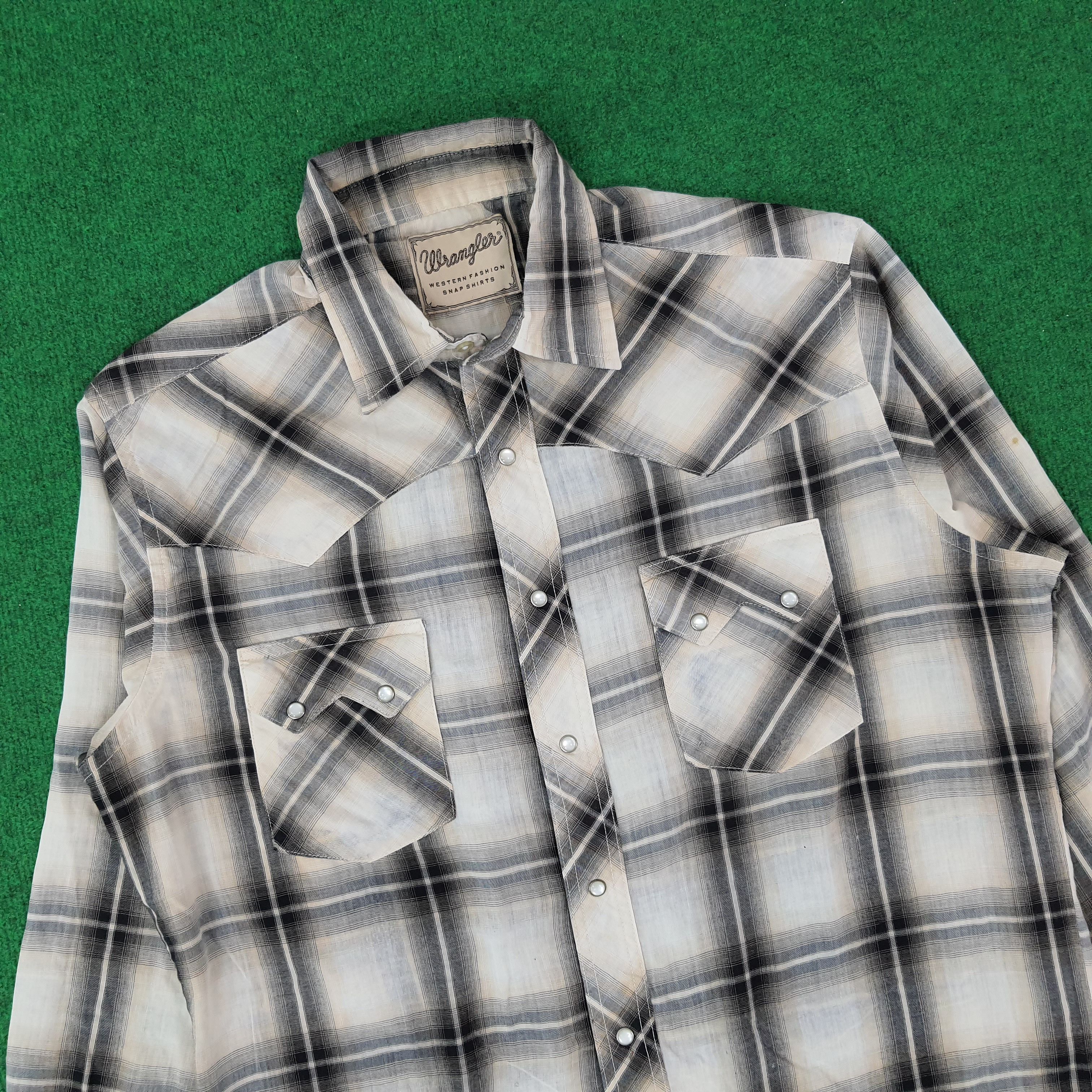 Wrangler Vintage Wrangler Western Classic Button Up Shirt C223N34 Size L / US 10 / IT 46 - 2 Thumbnail