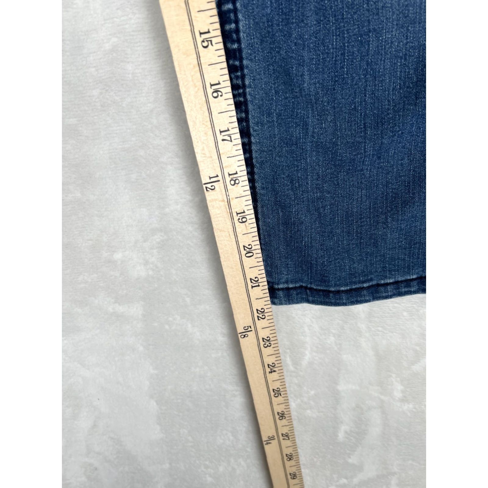 Vintage Seven7 Women Jeans Cropped Slim Straight Mid Rise Denim 8 Medium Wash Size 30" / US 8 / IT 44 - 4 Thumbnail