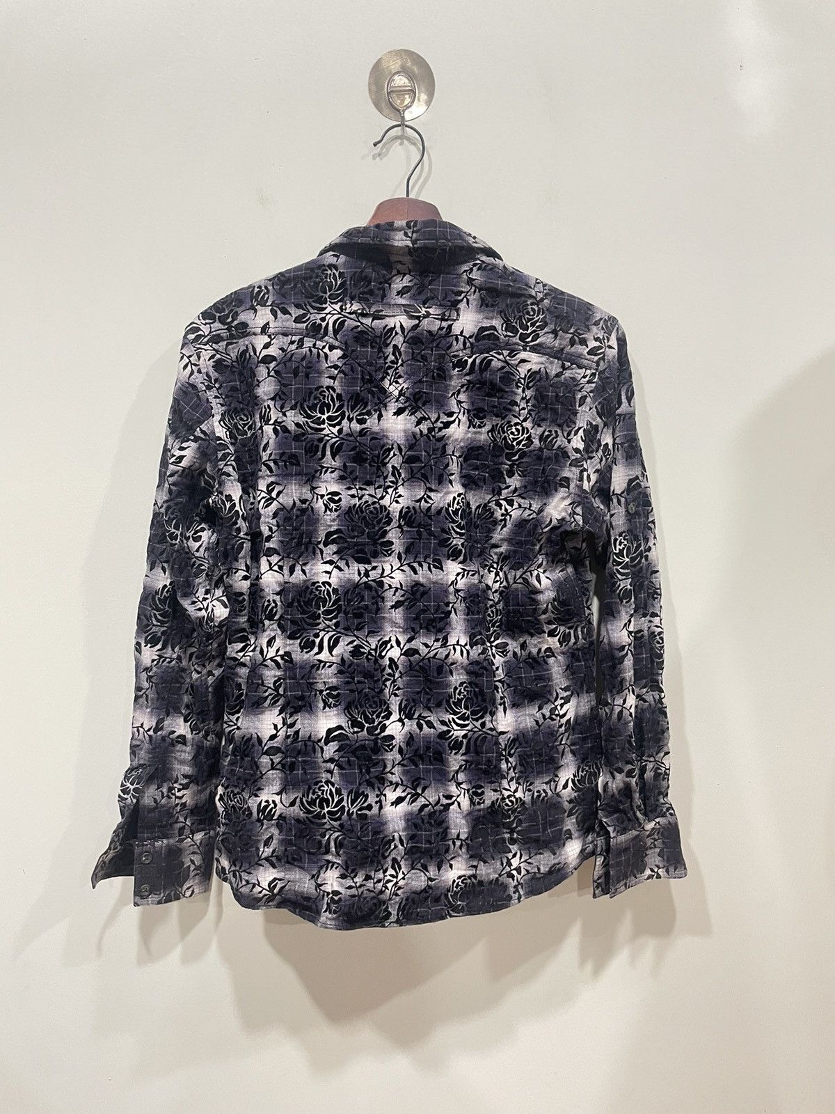 If Six Was Nine × Japanese Brand × Tornado Mart Tornado Mart Flower Printed Shirt Size US M / EU 48-50 / 2 - 2 Thumbnail