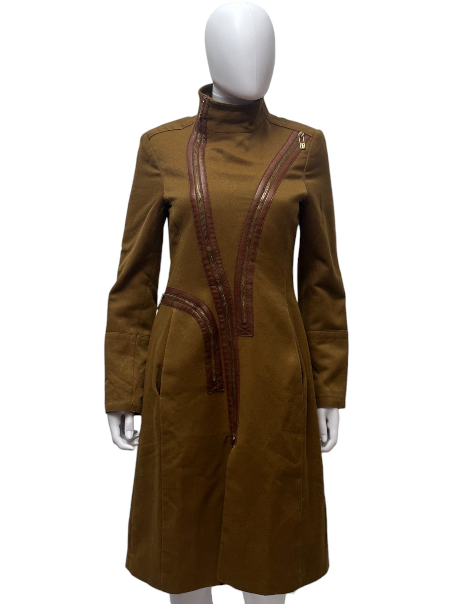 Dirk Bikkembergs FW04 Dirk Bikkembergs brown coat Size M / US 6-8 / IT 42-44 - 1 Thumbnail