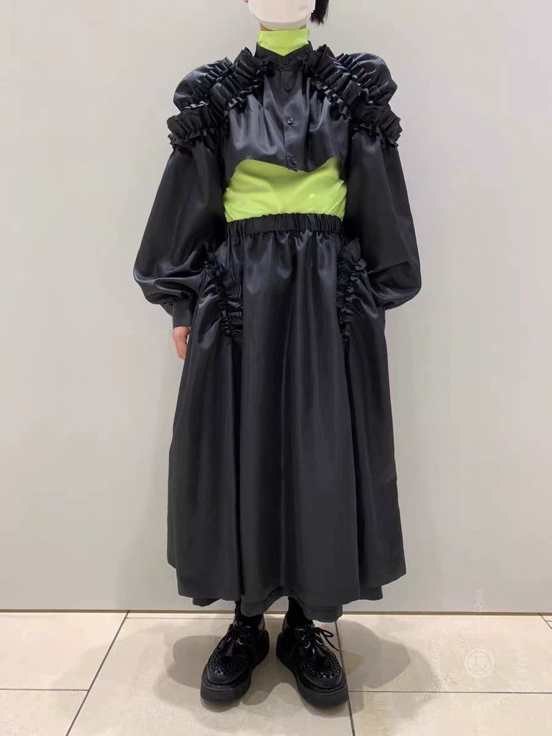 Comme des Garcons Comme Des Garcons size S Midterm Limited Pleated Wooden Ea Size 24" / US 00 / IT 34 - 2 Thumbnail
