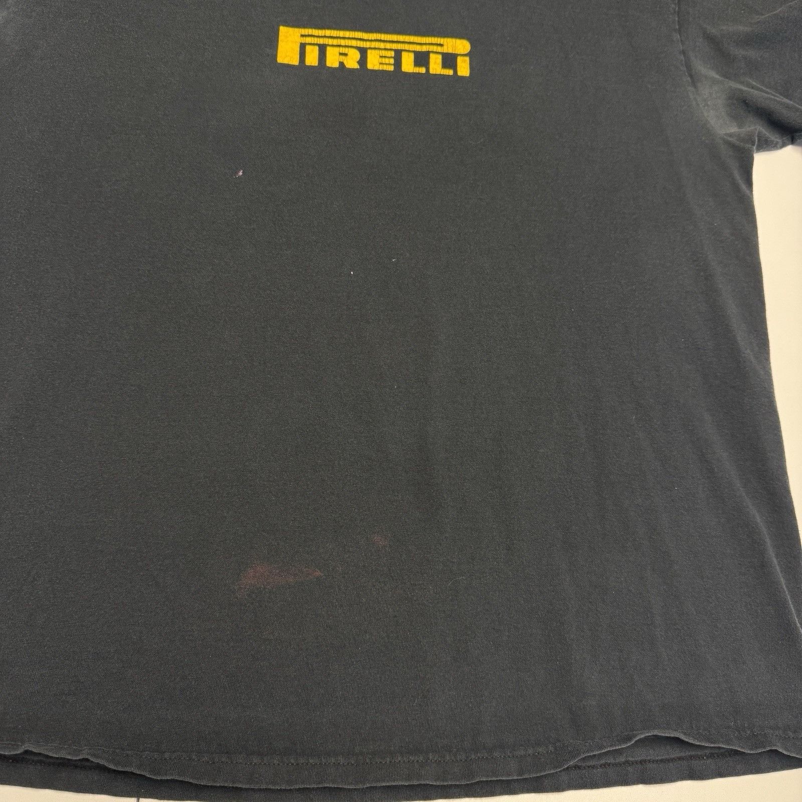 Pirelli Vintage Pirelli T Shirt Men XL Black Short Sleeve Y2K Race T Size US XL / EU 56 / 4 - 6 Thumbnail