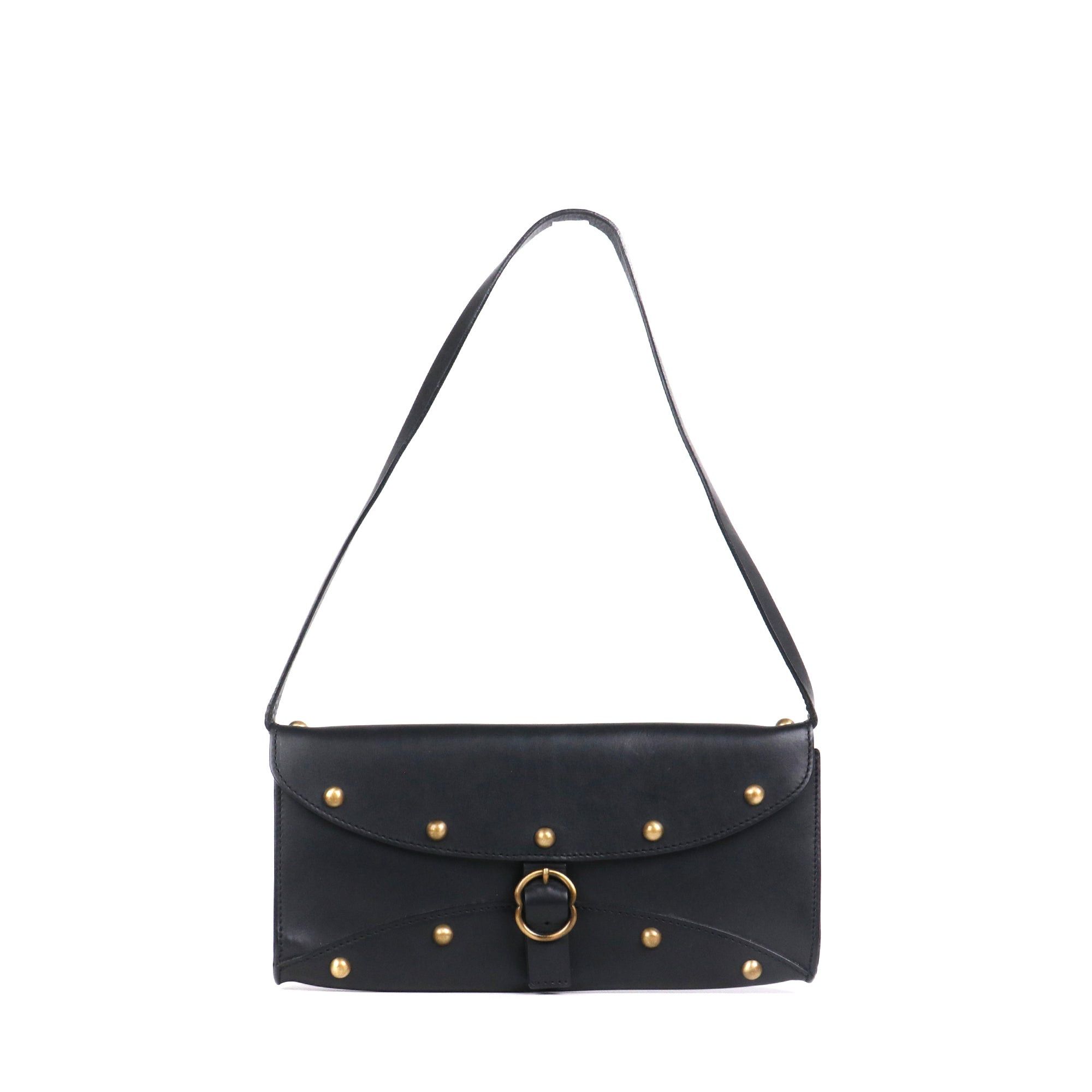 Celine CELINE - Celine shoulder bag in vintage black smooth leather Size ONE SIZE - 1 Thumbnail