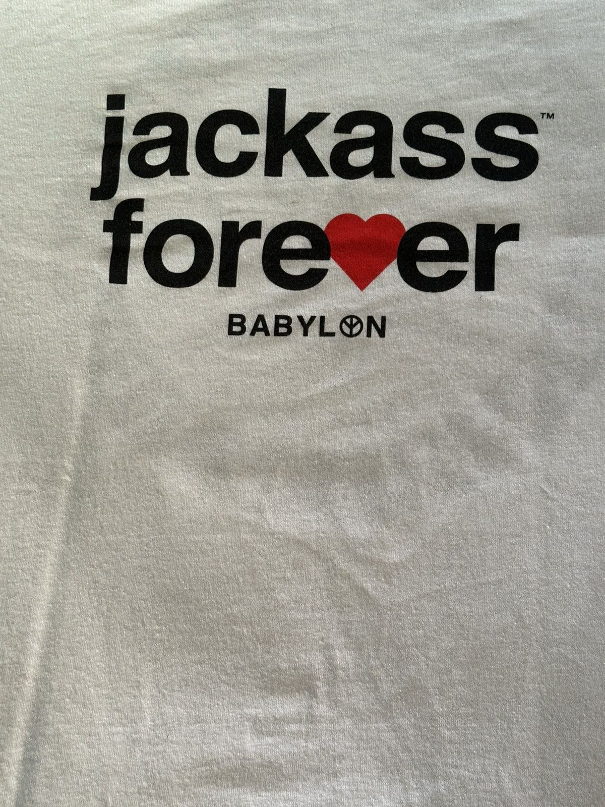 Babylon Jackass Forever X Babylon White Ringer Tee Size L Size US L / EU 52-54 / 3 - 2 Thumbnail