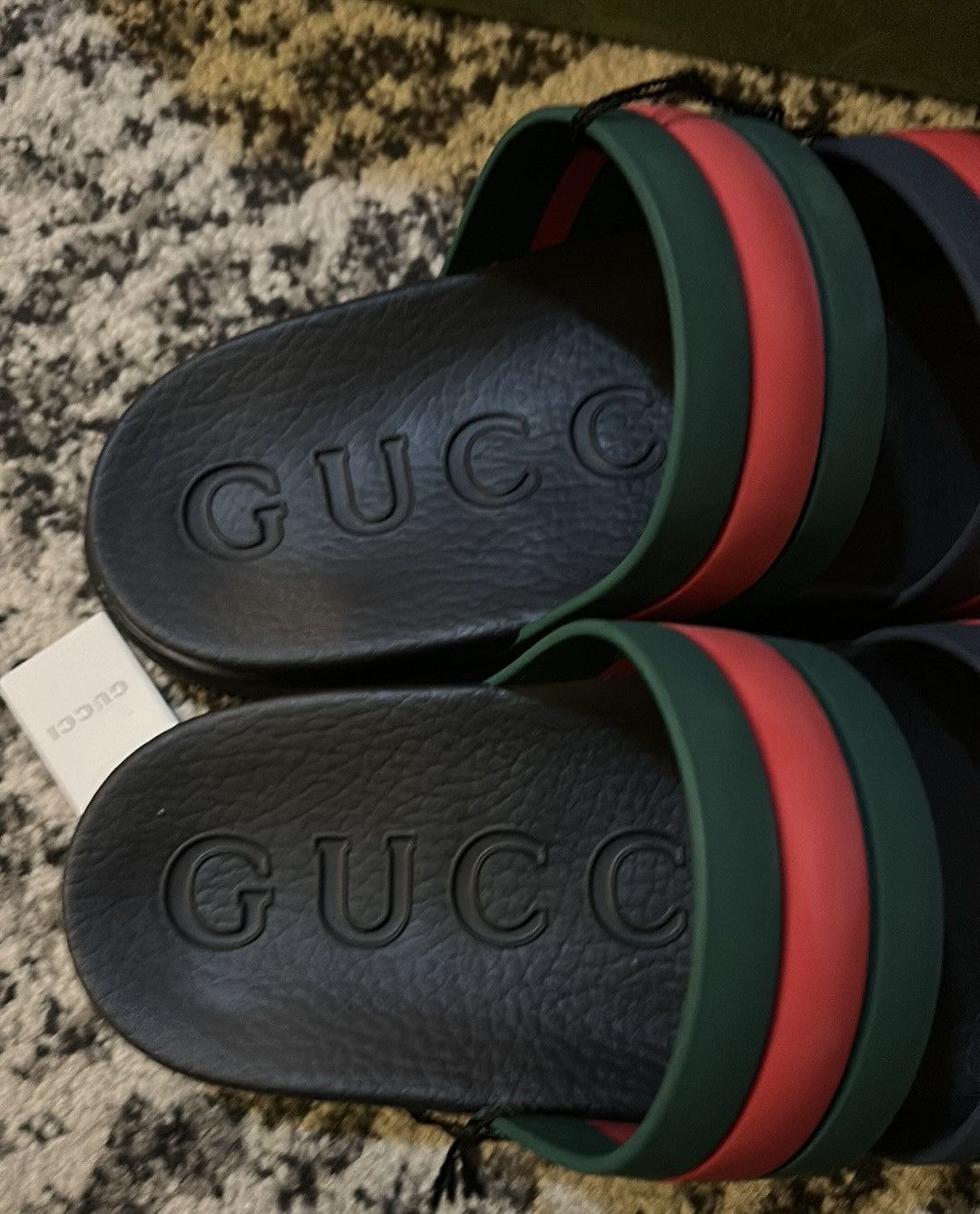 Gucci Gucci Agrado GRG Rubber Slide Sandal size 9 Size US 9 / EU 42 - 2 Thumbnail