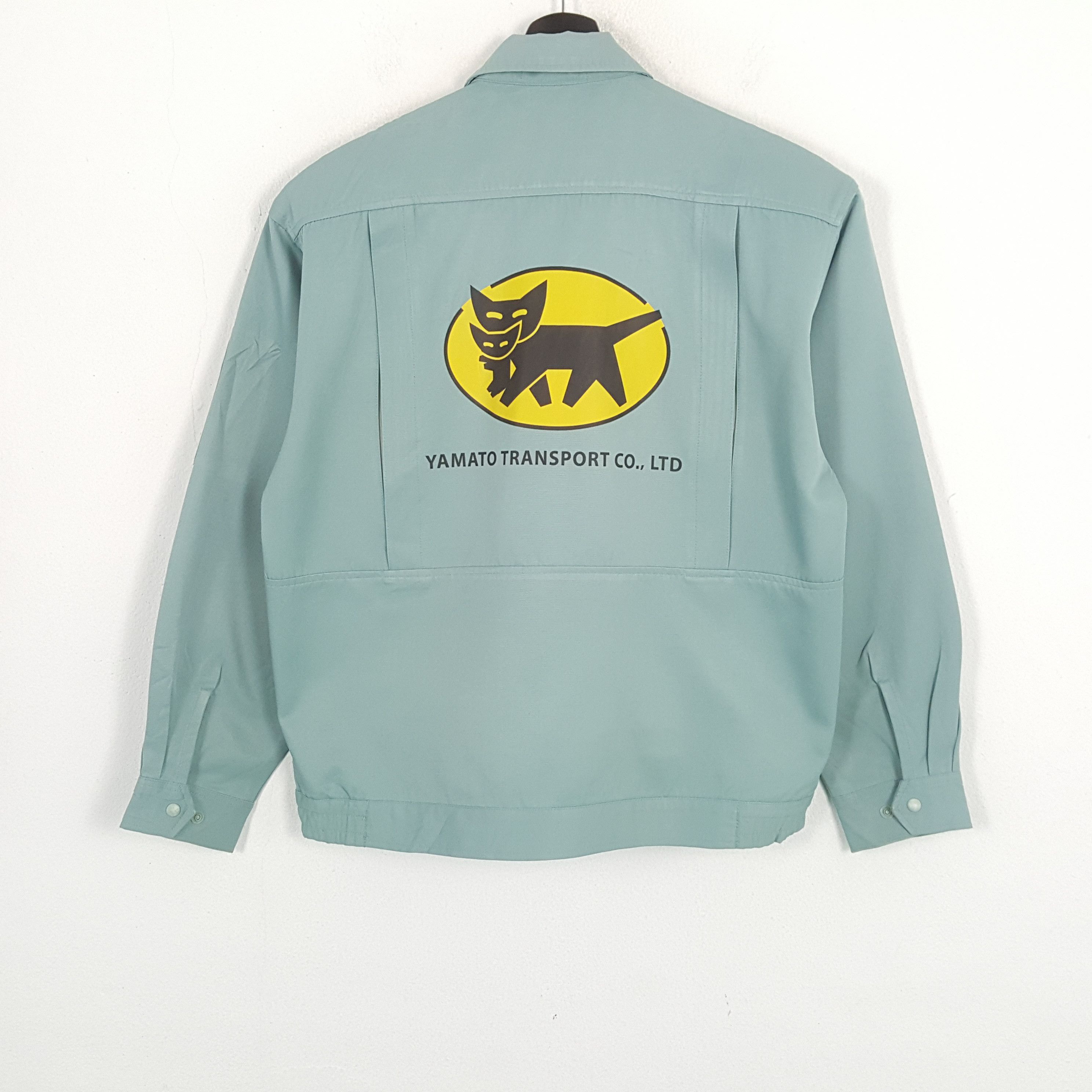 Japanese Brand × Vintage YAMATO TRANSPORT Japanese Workwear Custom Art Jacket Size US M / EU 48-50 / 2 - 1 Thumbnail