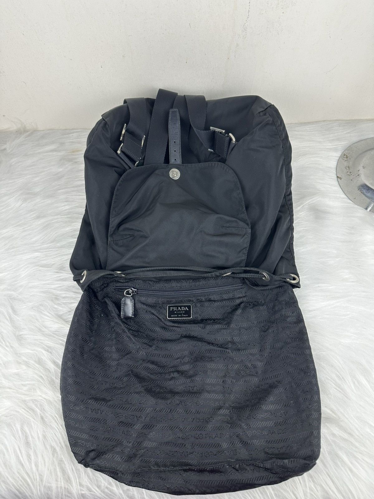 Prada Prada Nylon Vintage Backpack Size ONE SIZE - 12 Thumbnail