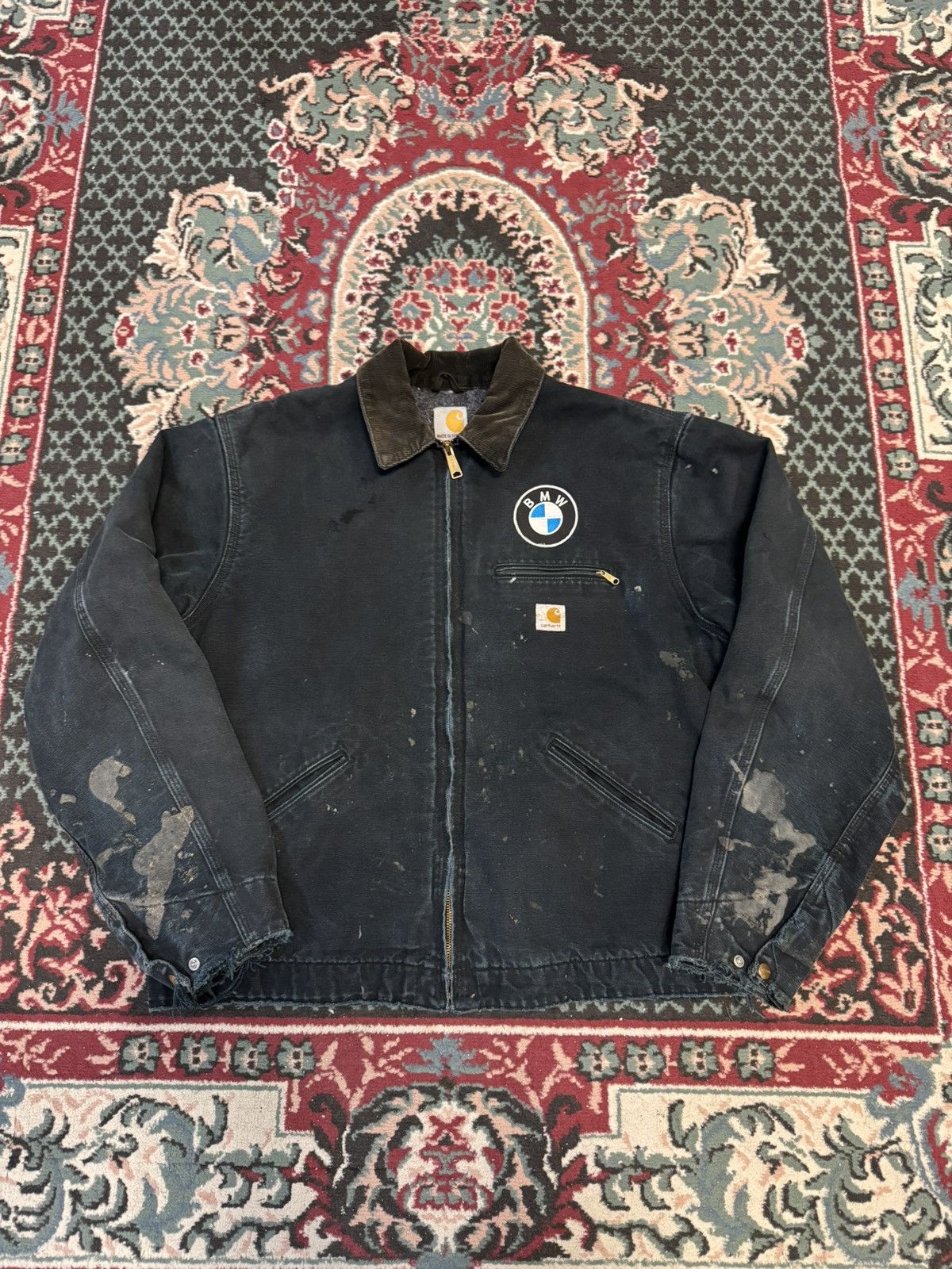 Carhartt Carhartt Workwear BMW J001 BLK Detroit Blanket Lined JKT Size US XL / EU 56 / 4 - 1 Thumbnail