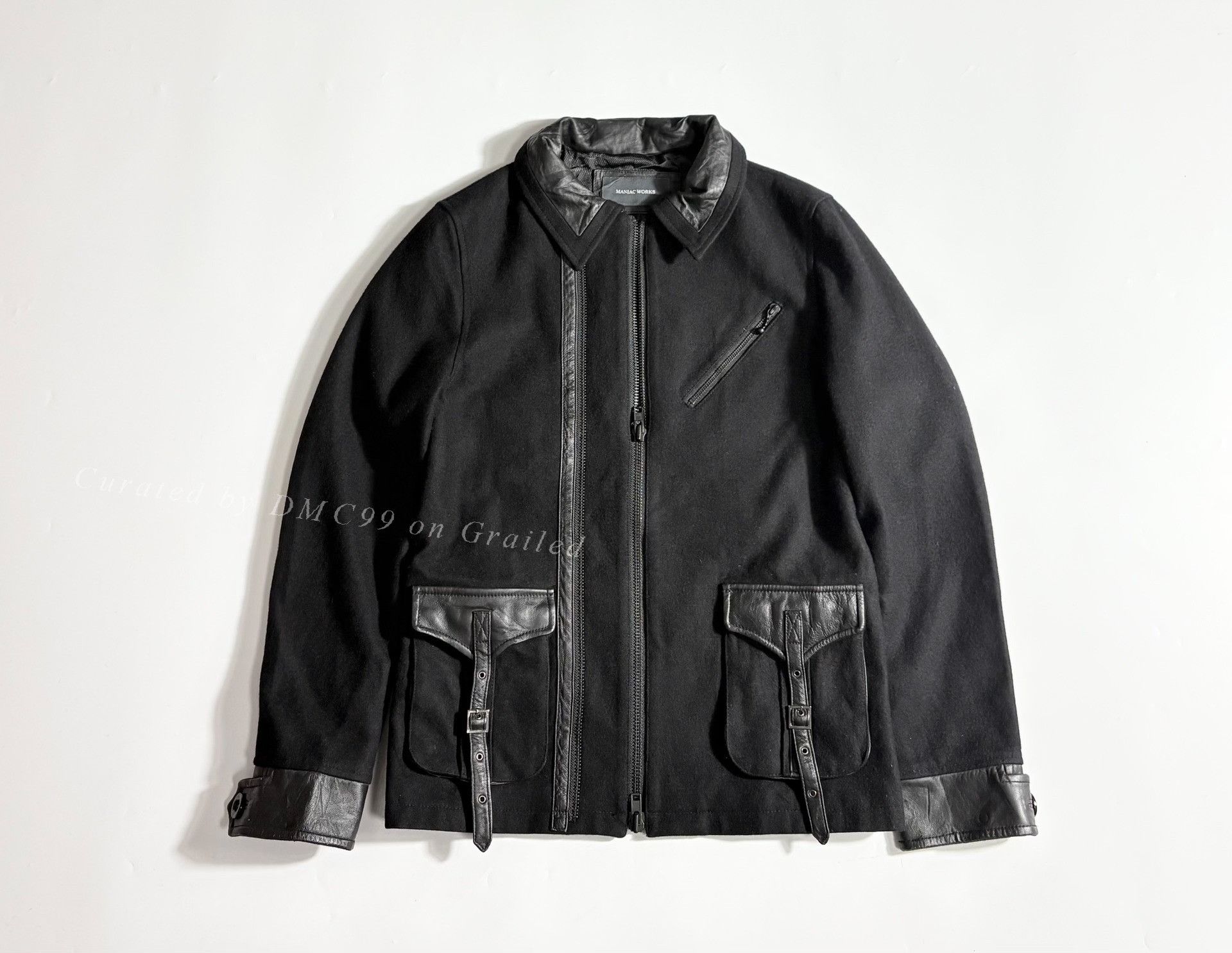 Other MANIAC WORKS Sheepskin Patchwork Jacket Size US L / EU 52-54 / 3 - 1 Thumbnail