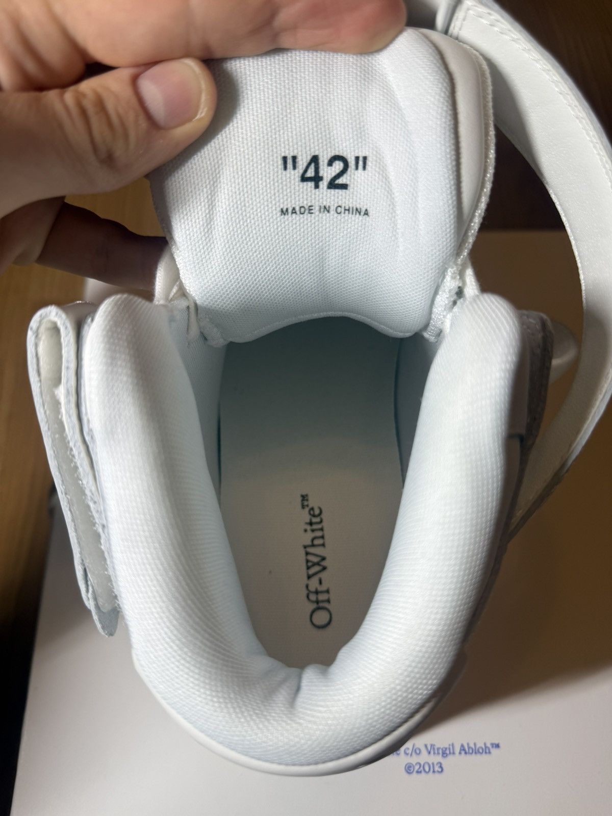 Off-White OFF WHITE OUT OF OFFICE MID WHITE WHITE Size US 9 / EU 42 - 7 Thumbnail