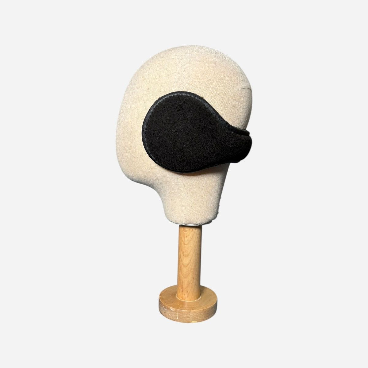 Other Ear Band Unisex Black Fleece and Fur Ear Warmers Sz OS Size ONE SIZE - 5 Thumbnail
