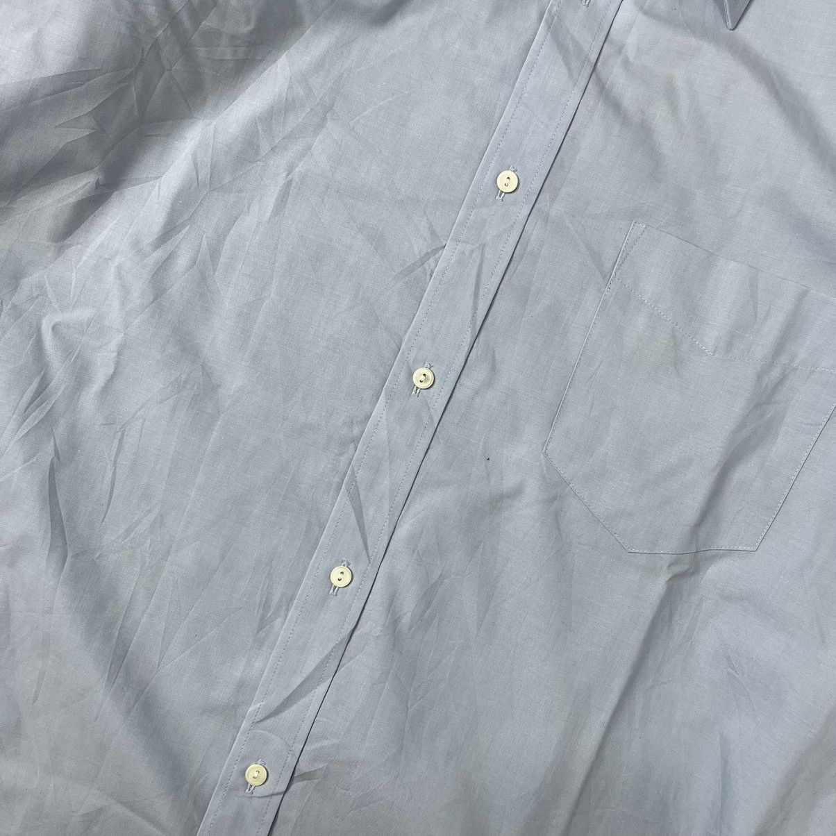 Issey Miyake × Japanese Brand × Vintage Issey miyake design studio plain shirt Size US L / EU 52-54 / 3 - 4 Thumbnail