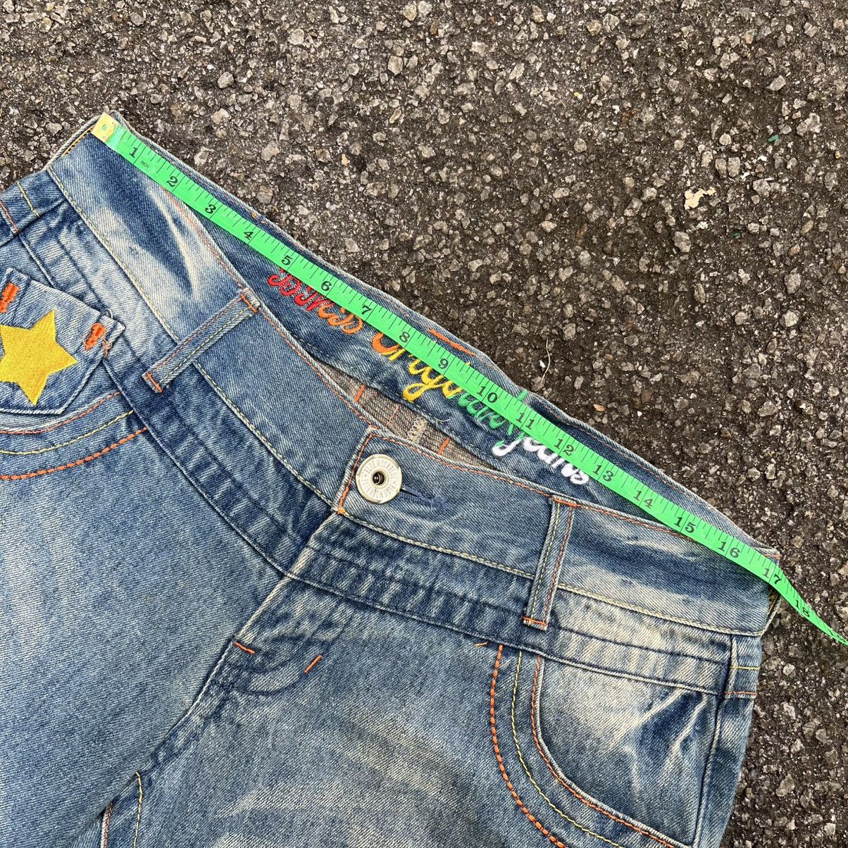 Other Blue Moon Blue Rainbow Denim Distressed Jeans Faded Blue Size 29" - 6 Thumbnail