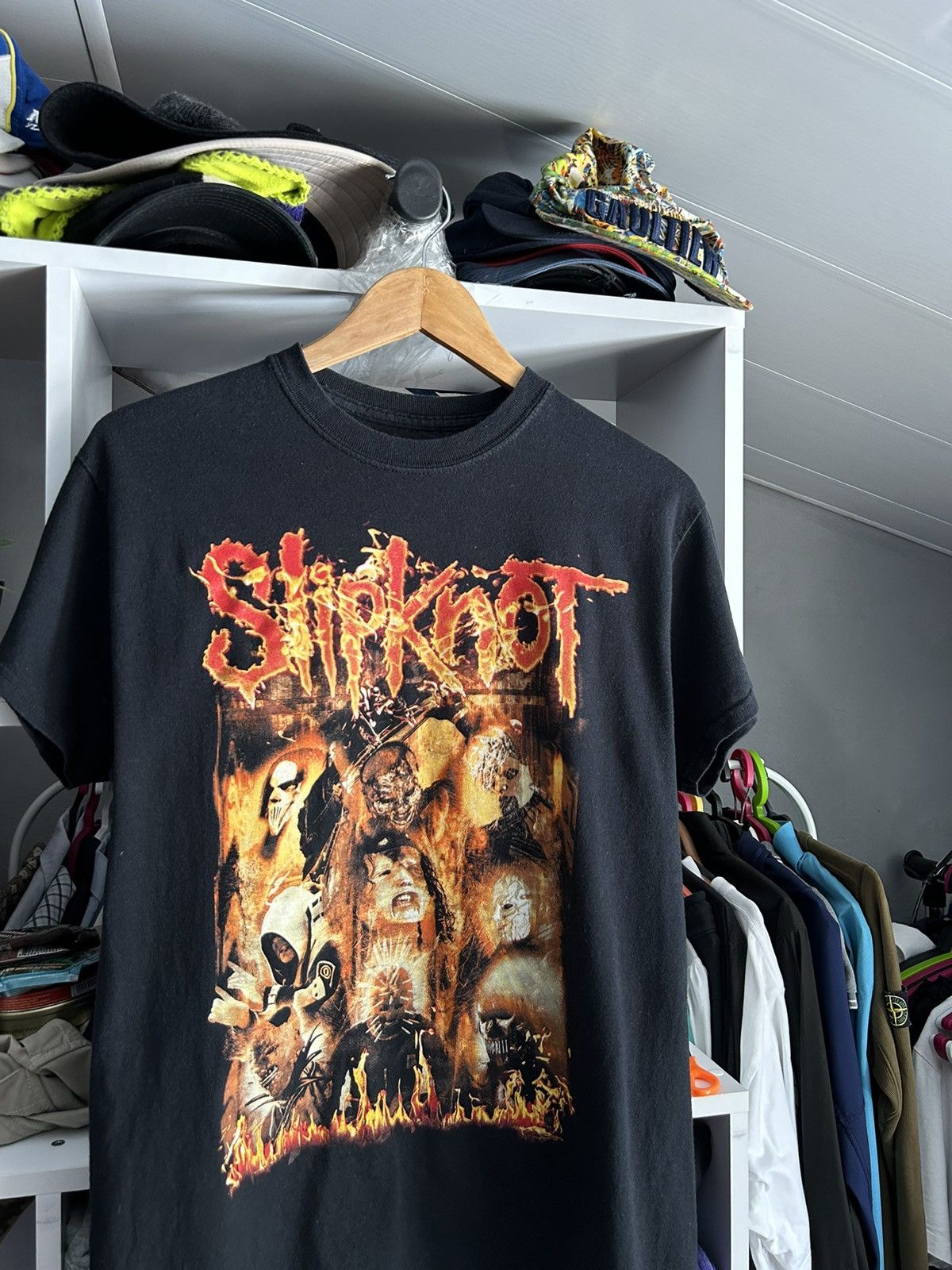 Slipknot Vintage Slipknot 2020 tour t shirt Size US M / EU 48-50 / 2 - 2 Thumbnail